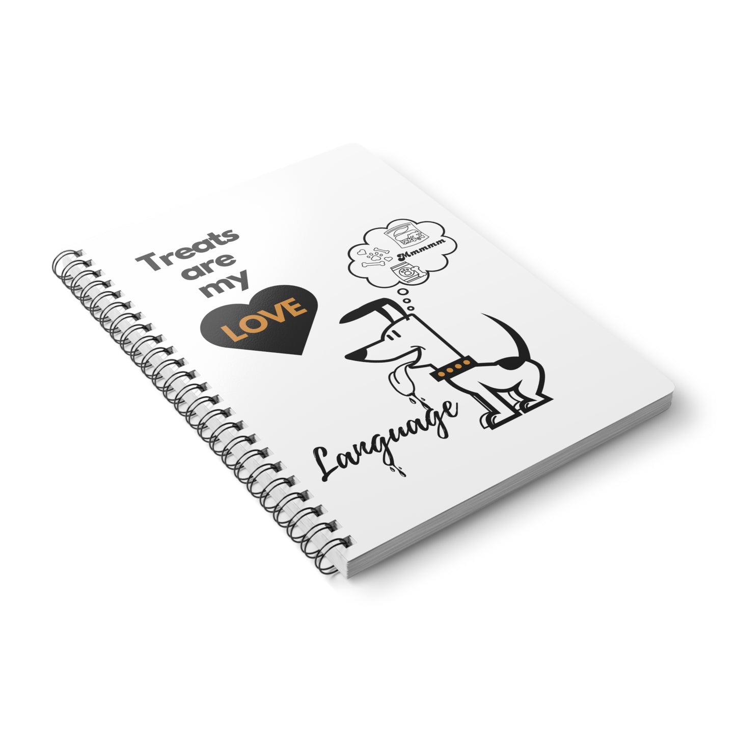 Treats - Wirobound Softcover Notebook, A5