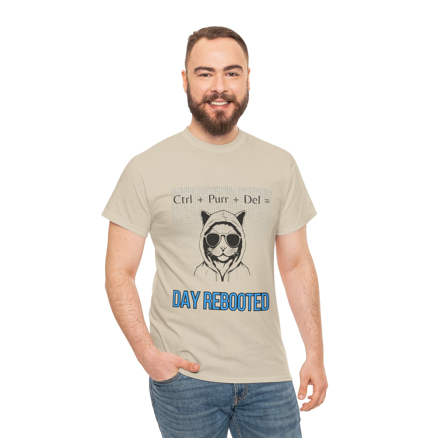 Ctrl + Purr + Del - Cat Meme T-Shirt