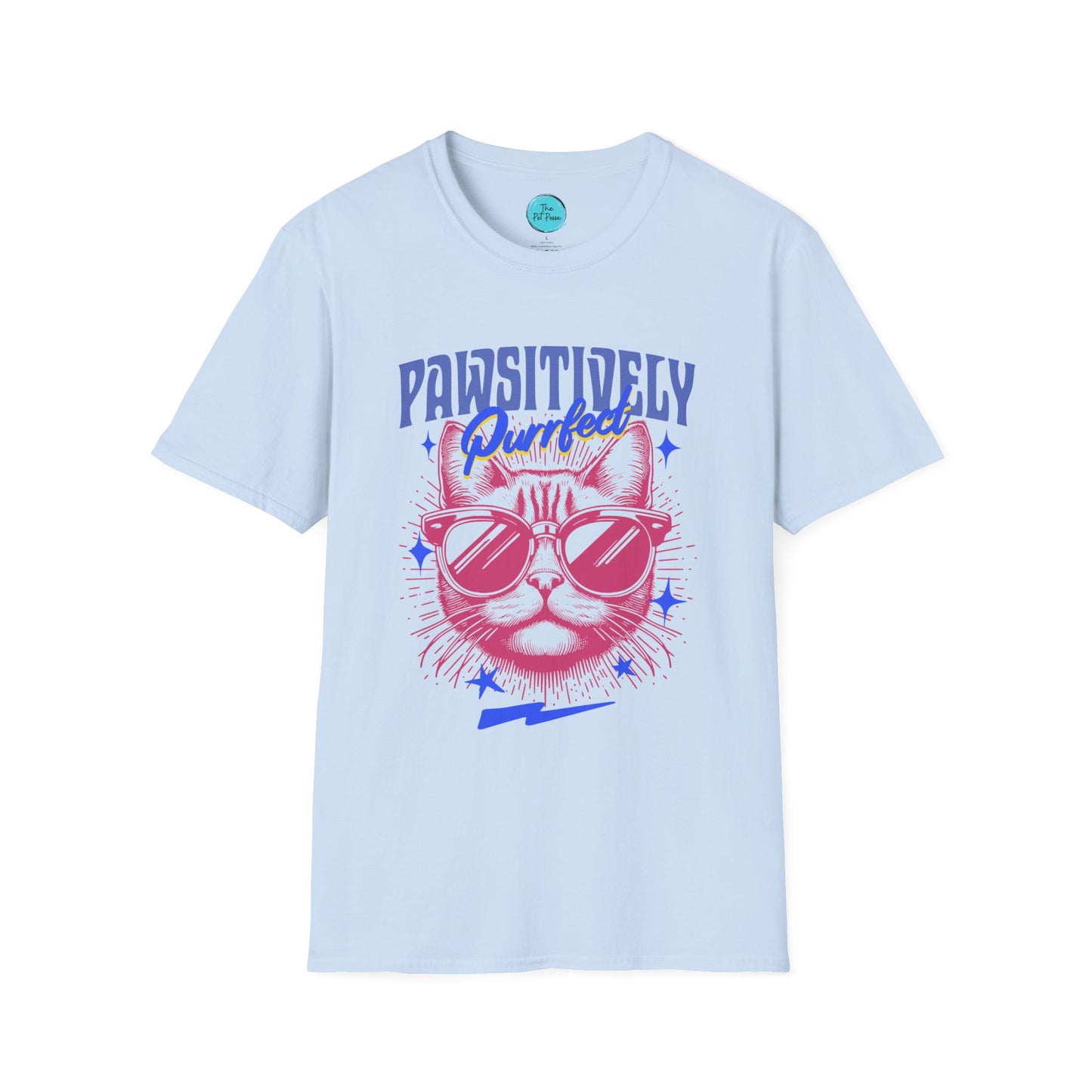 Pawsitively Purfect - Cool Cat Meme Tee