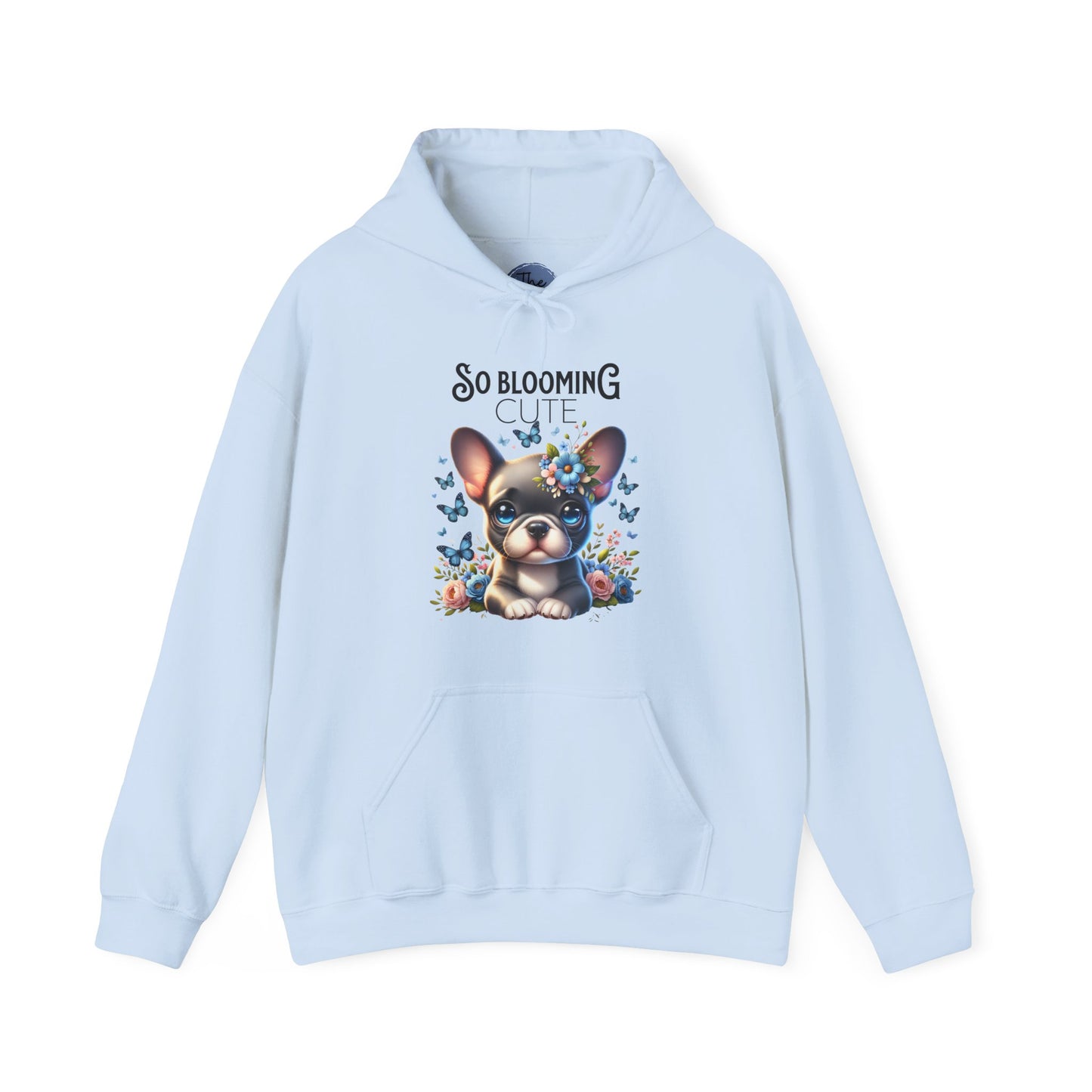 Cute Dog Flower Hoodie, So Blooming Cute Sweatshirt, Pet Lover Gift, Spring Fashion, Unisex Cozy Sweatshirt