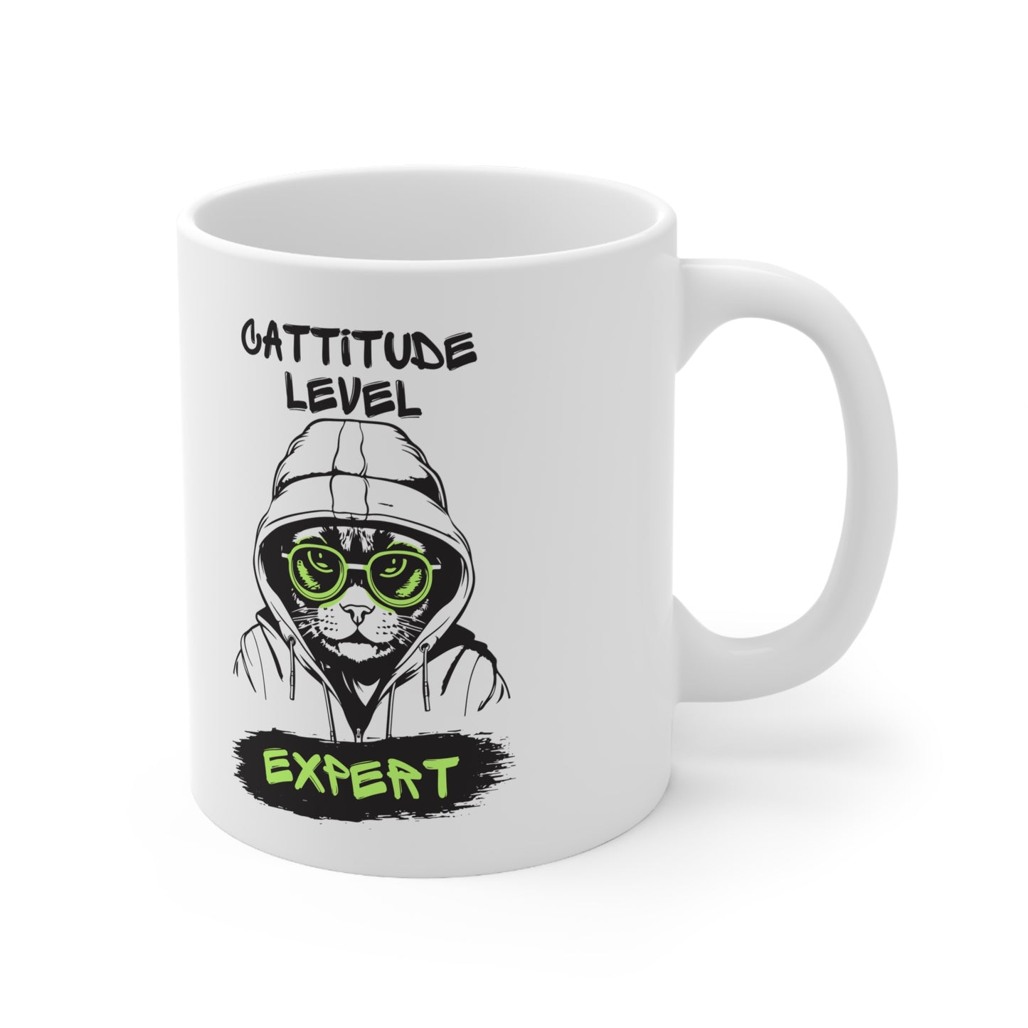 Cattitude Master of Cool Mug - 11oz.