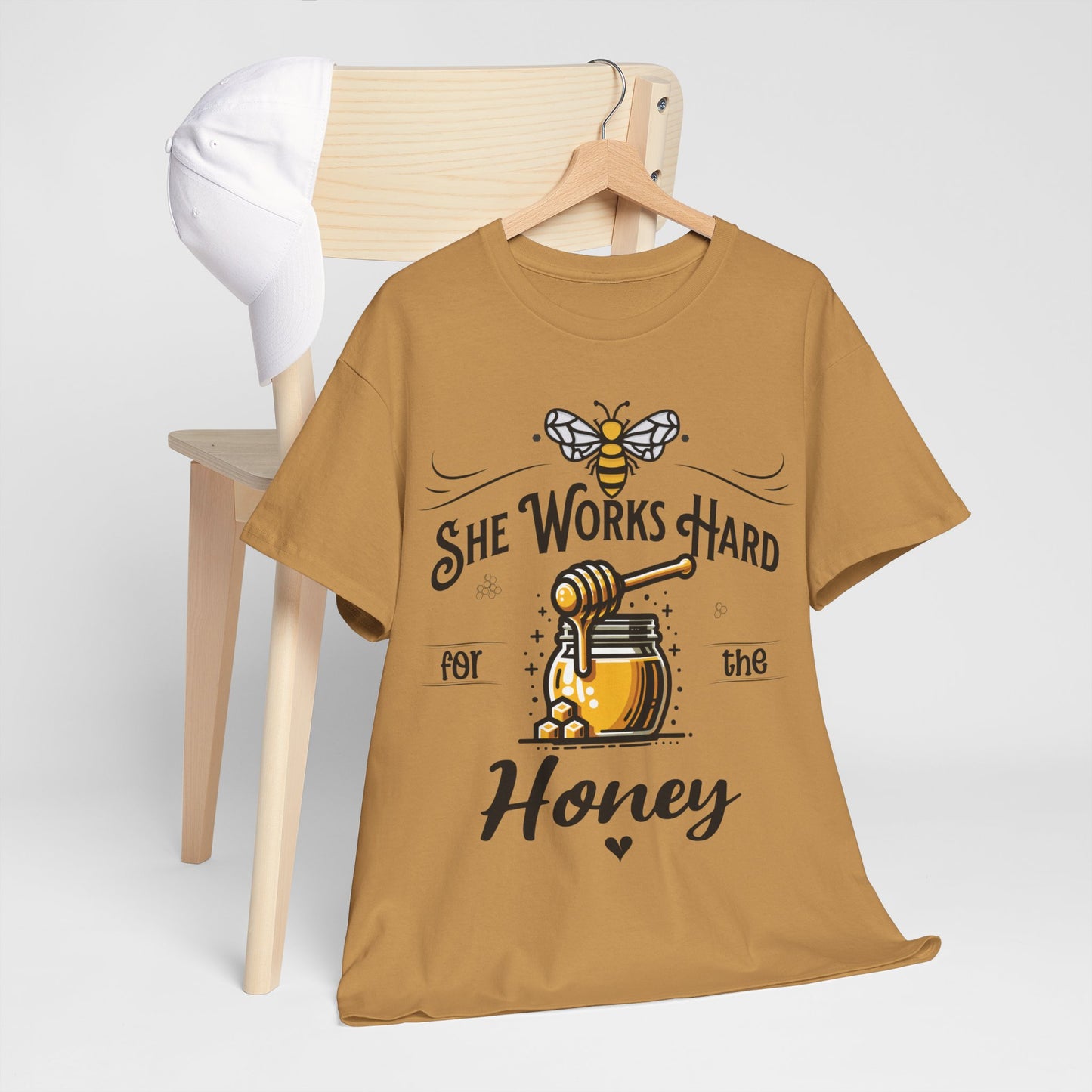 She works hard for the Honey - Bee Tee