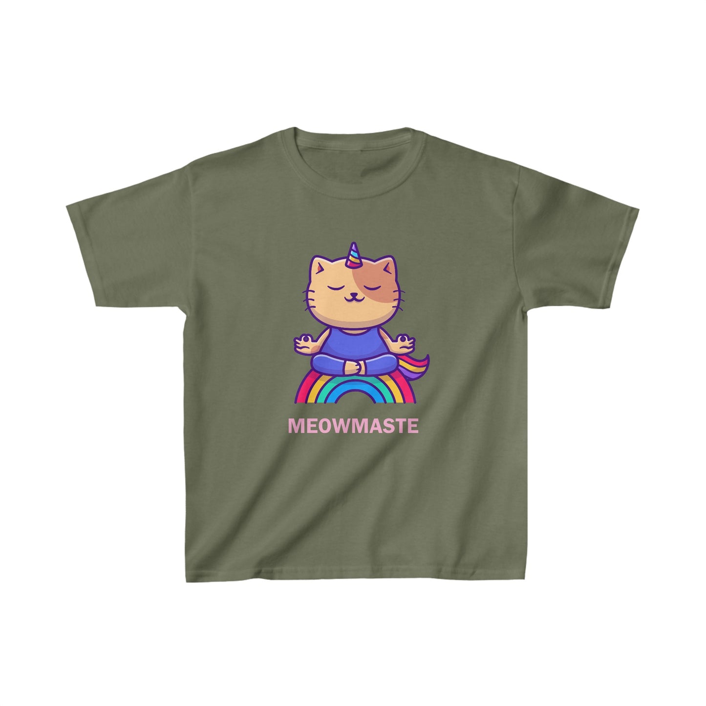 Meowmaste - Cat Meme Kids Tee