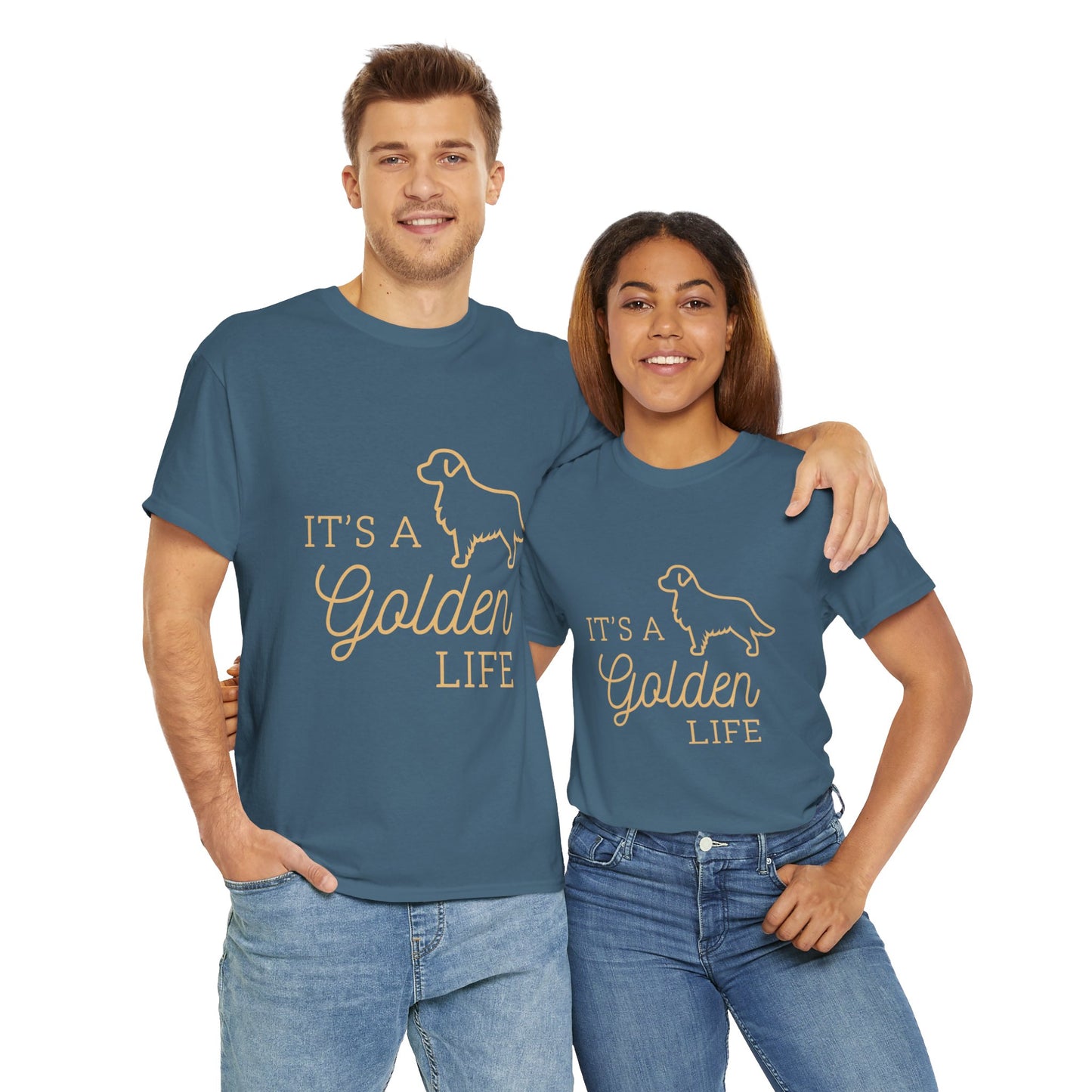 Its a Golden Life, Woman's T'shirt for a Golden Retriever