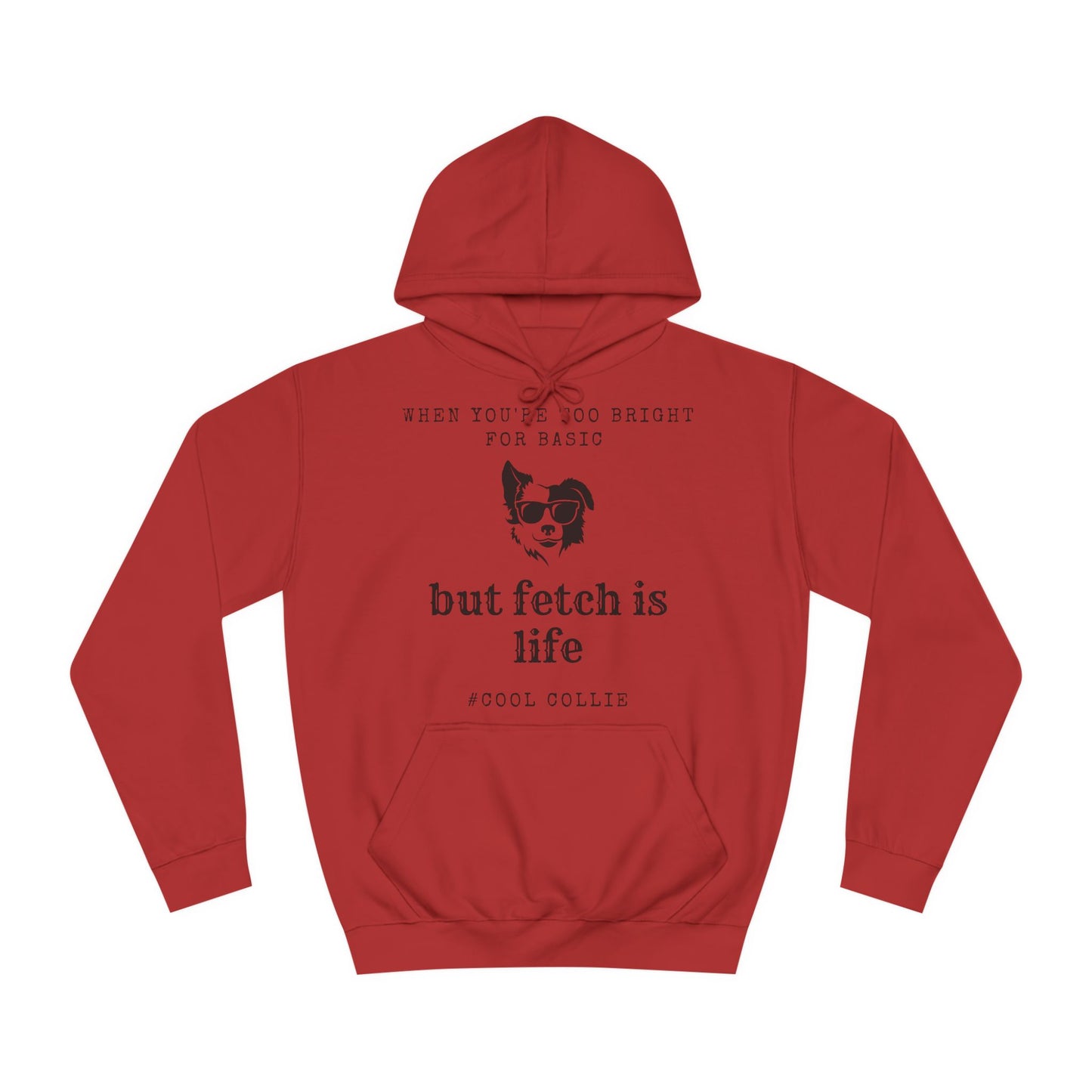 Cool Collie - Border Collie Meme Hoodie