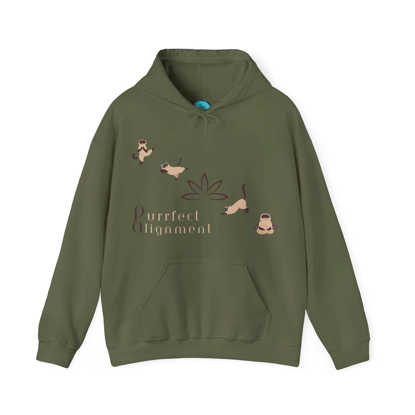 Purrfect Alignment - Cat Hoodie