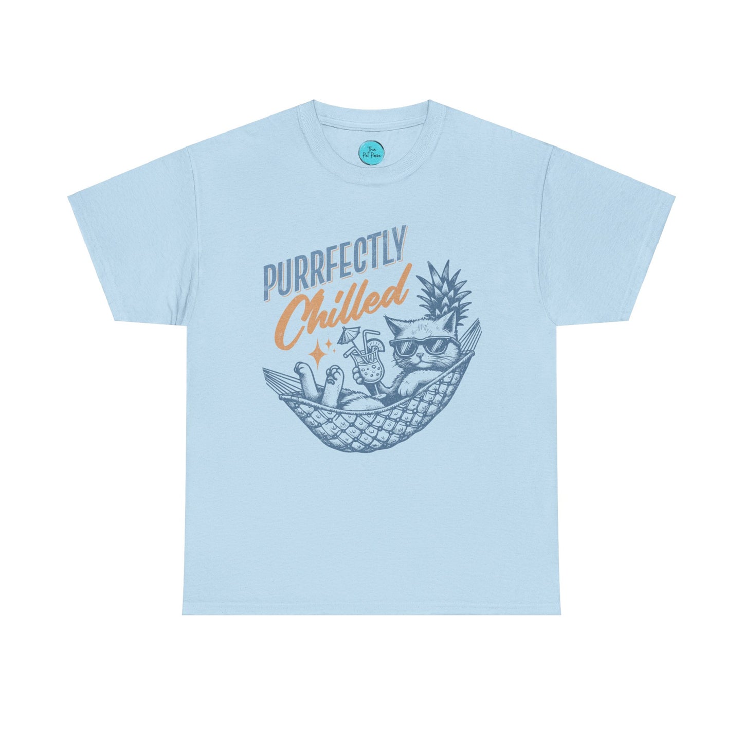 Perfectly Chilled - Cat Meme tee