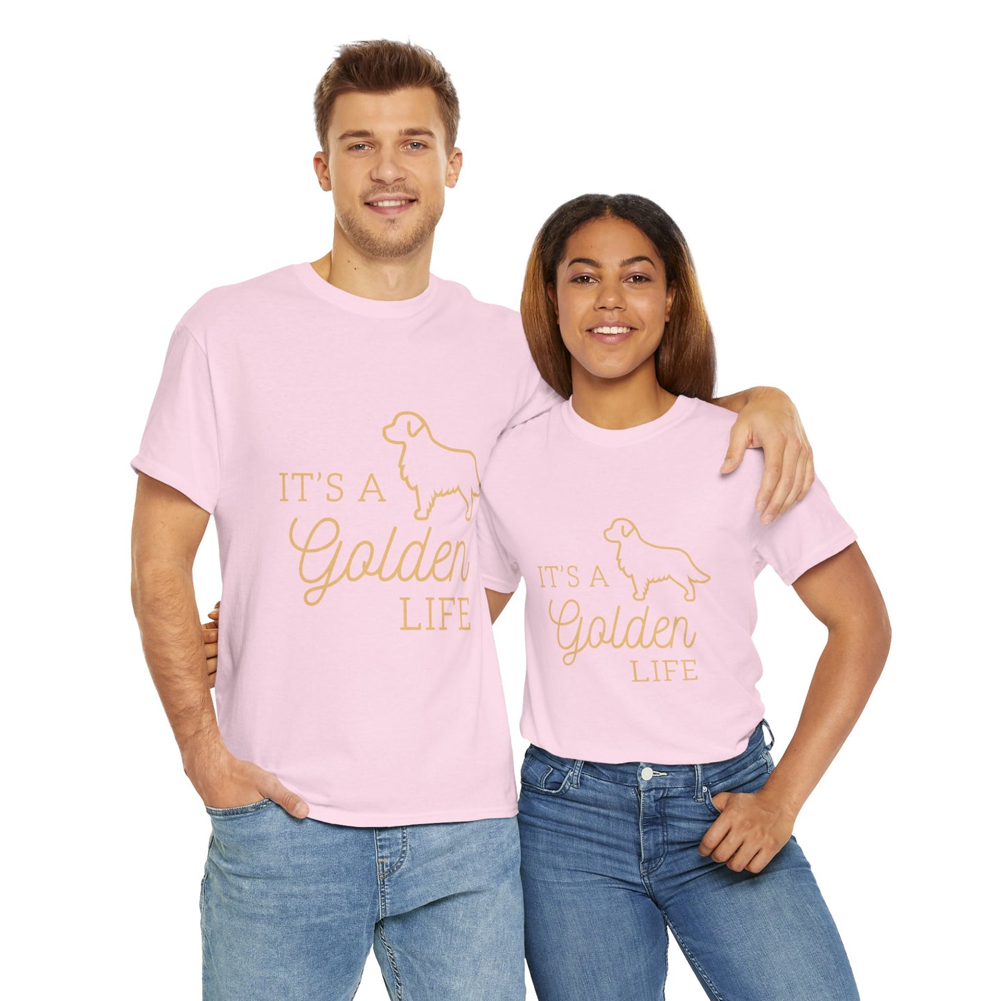 Its a Golden Life, Woman's T'shirt for a Golden Retriever