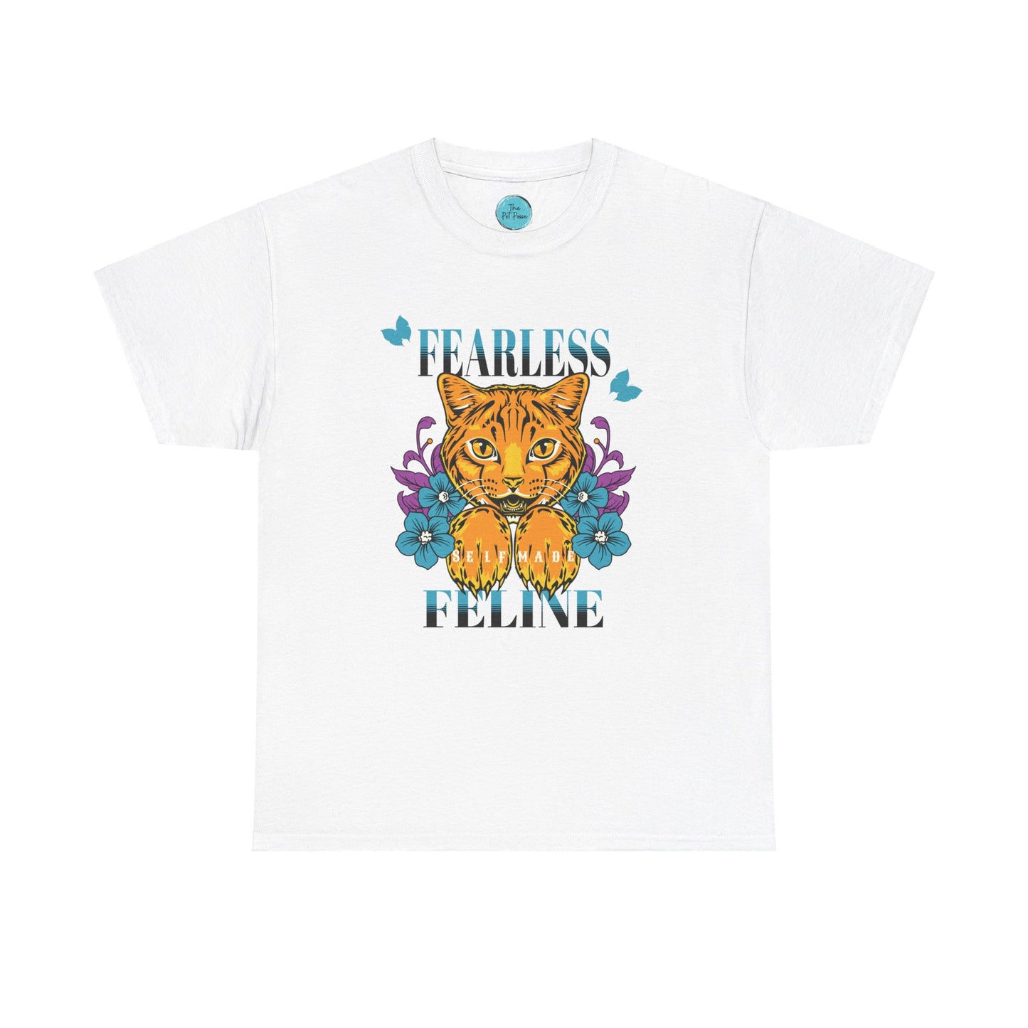 Fearless Feline Meme Cat Tee