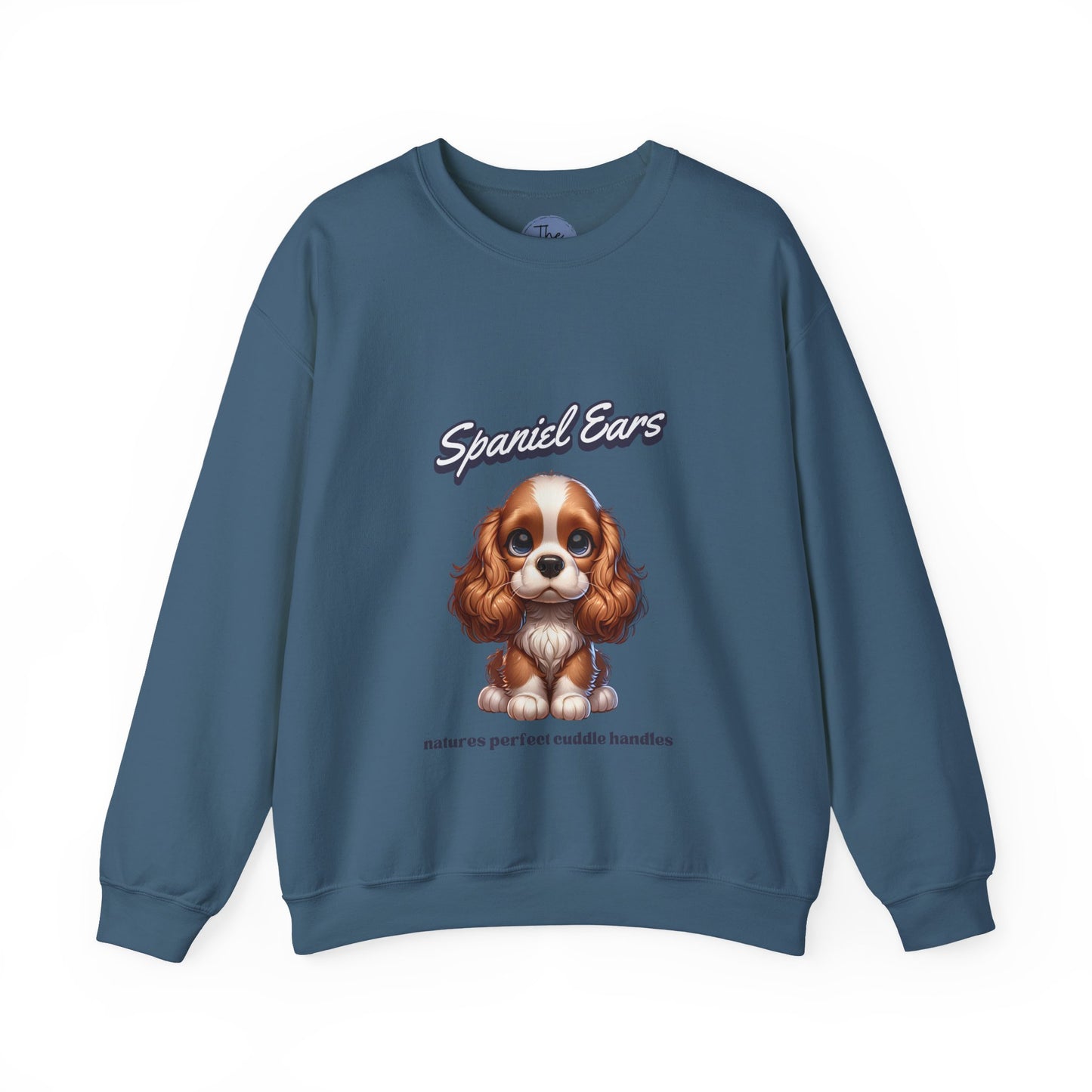 Cute Dog Sweatshirt, Spaniel Ears - Crewneck, Pet Lover Gift, Cozy Dog Jumper