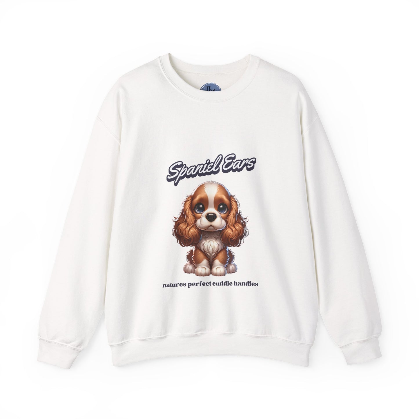 Cute Dog Sweatshirt, Spaniel Ears - Crewneck, Pet Lover Gift, Cozy Dog Jumper