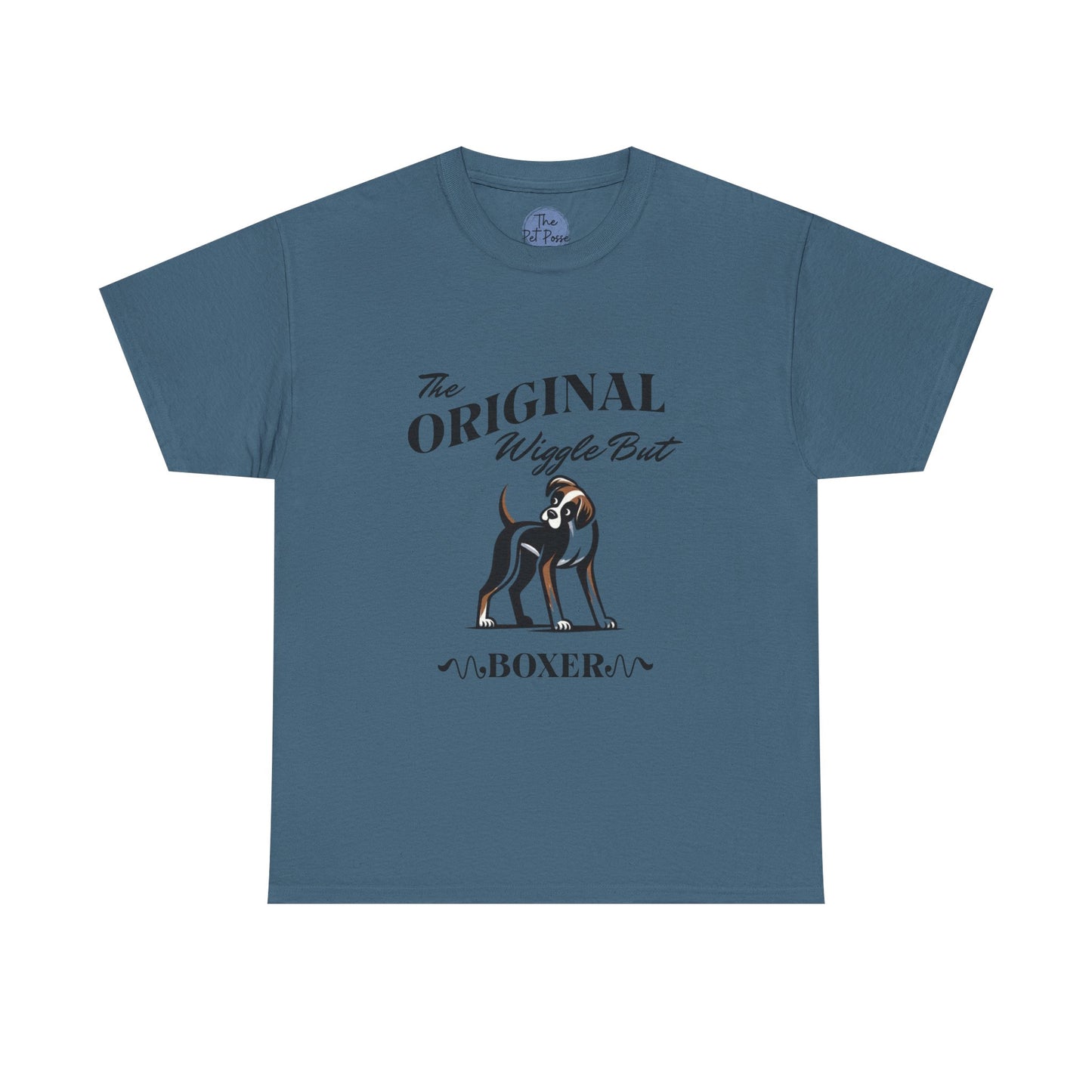 The Original Wiggle Butt Boxer Tee Funny Dog Lover T-Shirt, Pet Owner Gift, Boxer Breed Apparel, Casual Wear, Dog Mom Shirt