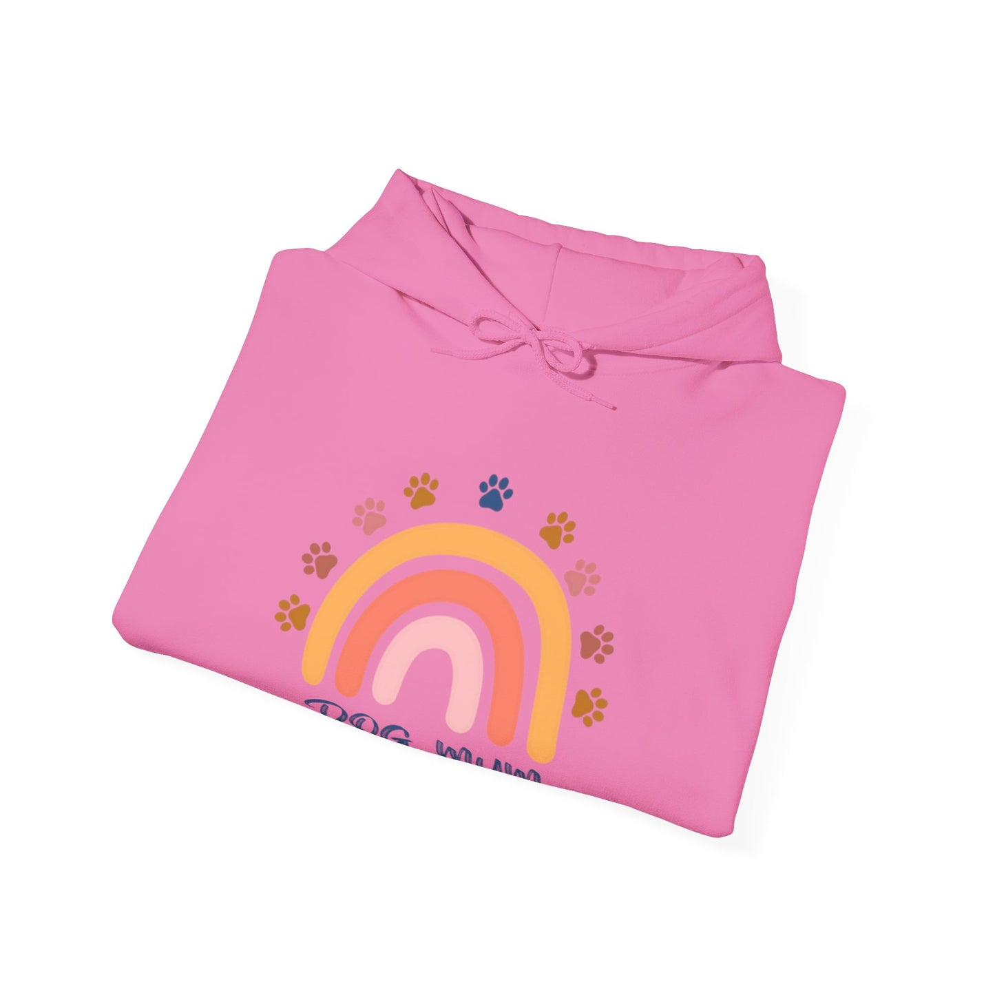 Dog Mum Retro Rainbow Hoodie, Pet Lover Sweatshirt, Gift for Dog Owners, Cute Dog Mom Apparel, Cozy Dog Owner Hoodie, Women’s Unisex Sweatshirt
