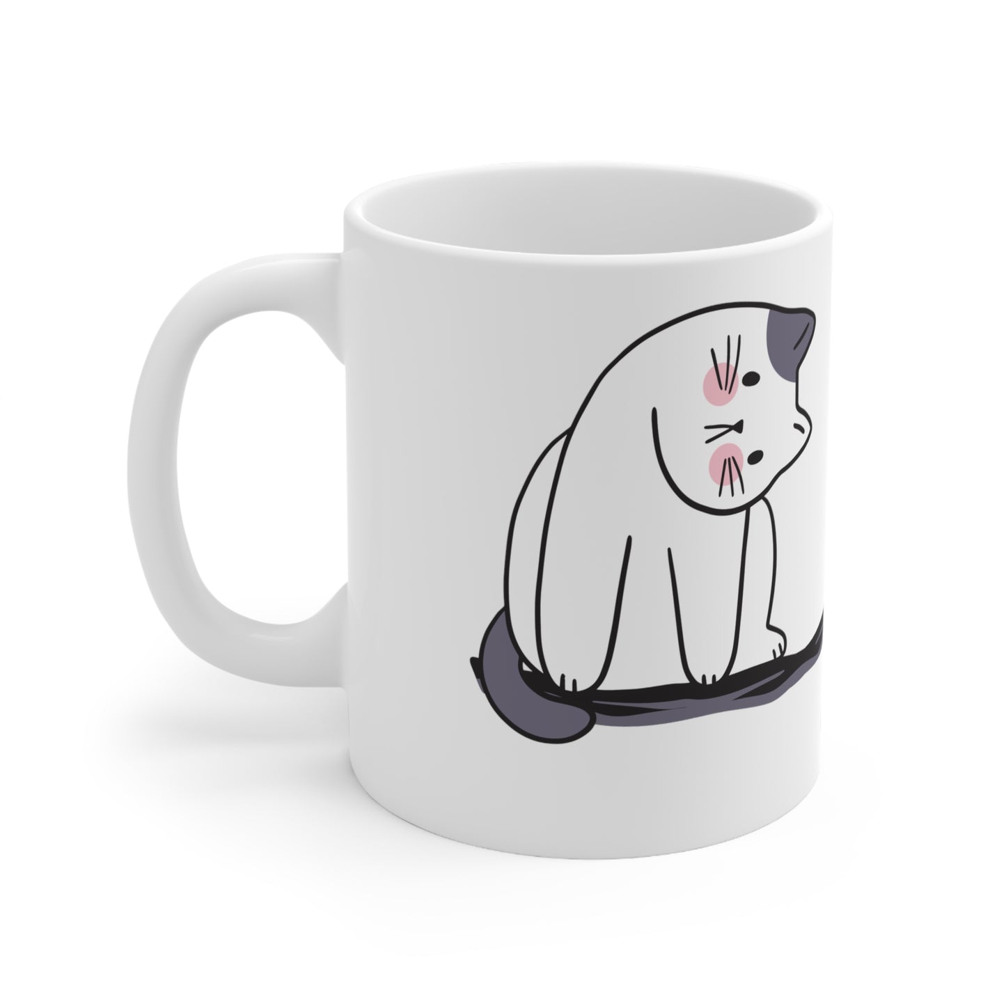 Purr-sonal High Ground - Cat Themed Ceramic Mug, 11oz.