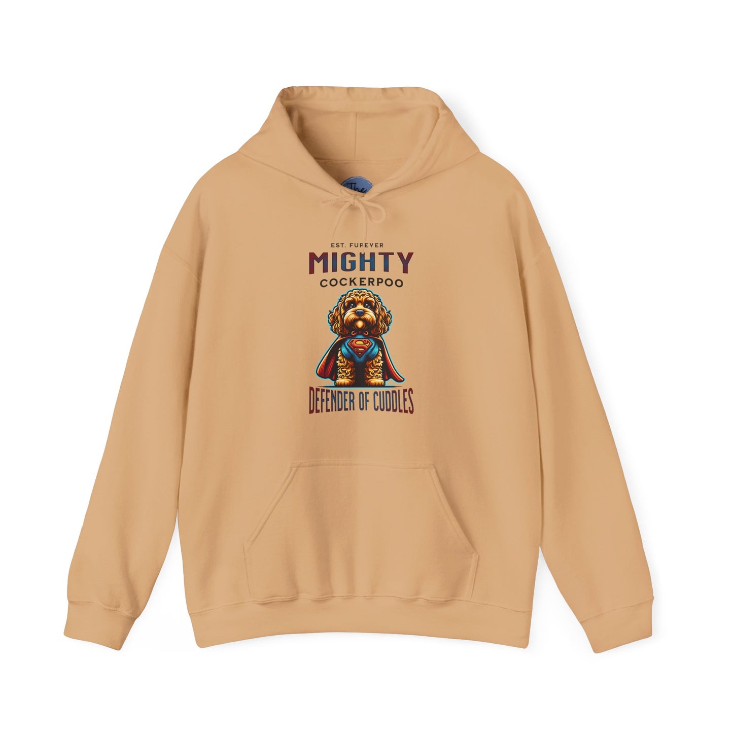 Mighty Cockerpoo Hoodie | Cozy Pet Lover Gift, Animal Apparel, Dog Lover Hoodie, Cute Gift for Dog Owners, Fun Animal Sweatshirt