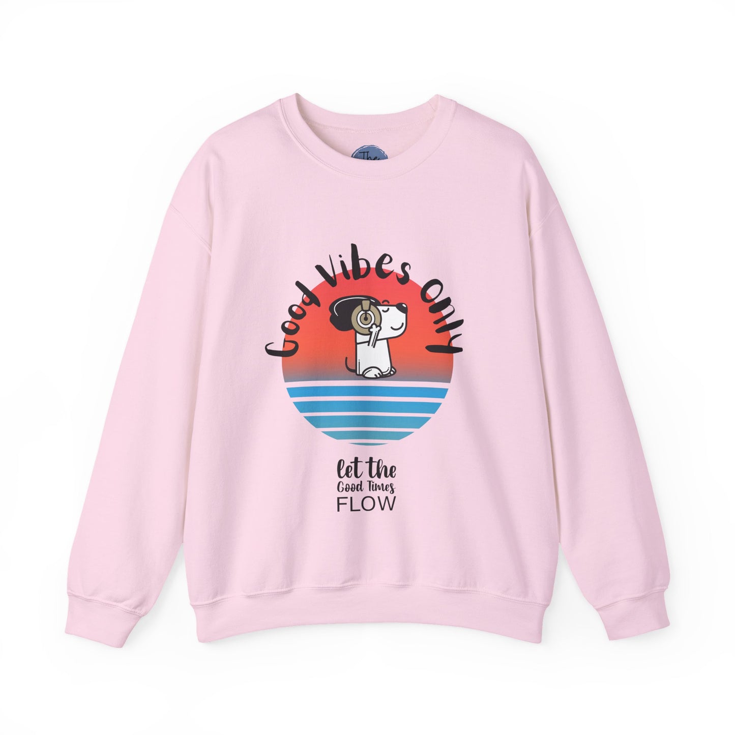 Good Vibes Only Sweatshirt, Unisex Crewneck, Cozy Sweatshirt for Relaxation, Gift for Friends, Casual Wear, Beach Vibes Apparel