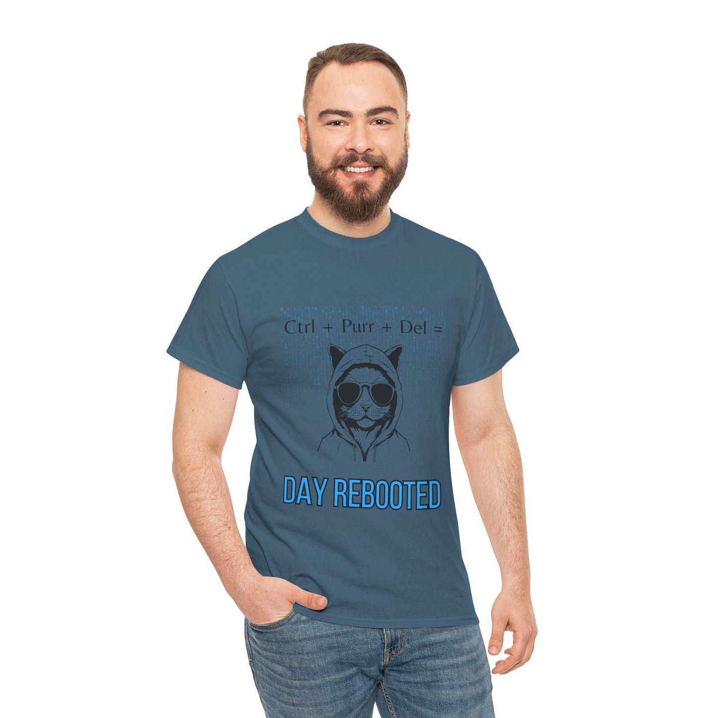 Ctrl + Purr + Del - Cat Meme T-Shirt