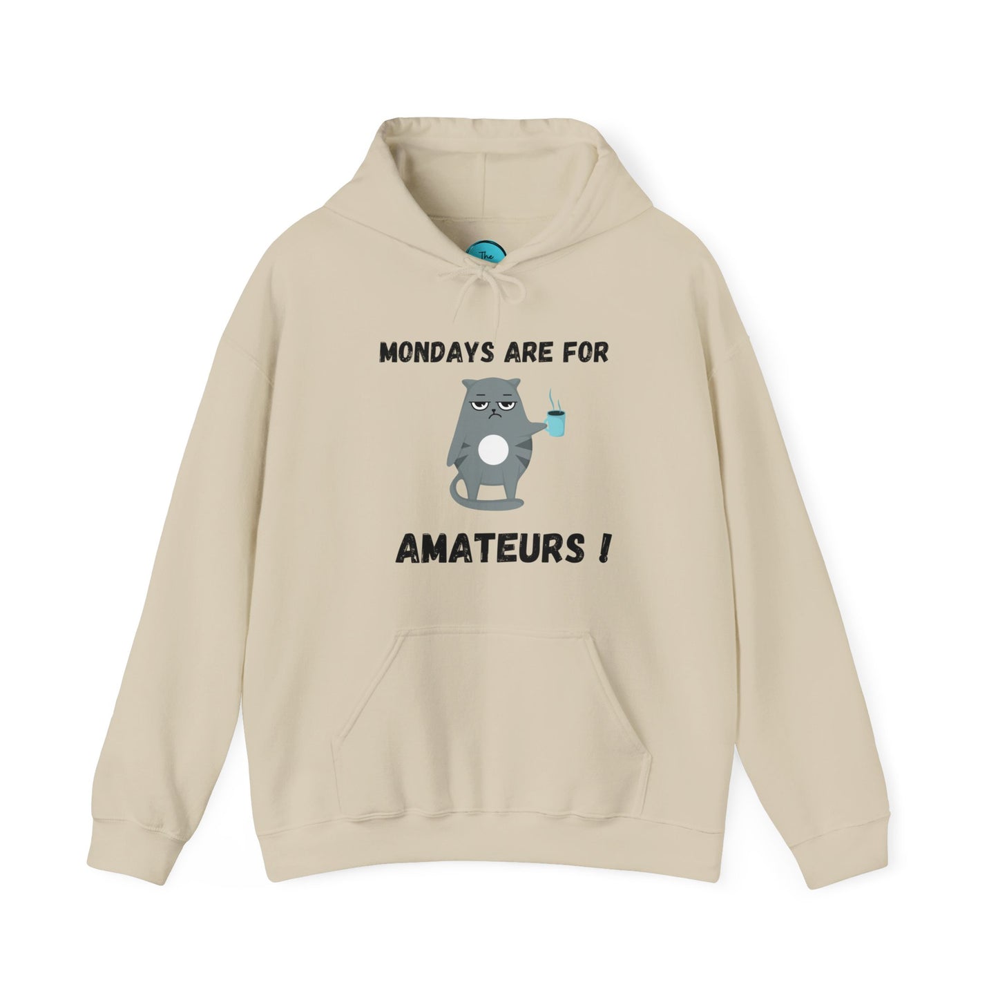 Mondays are for Amateurs - Cat Hoodie