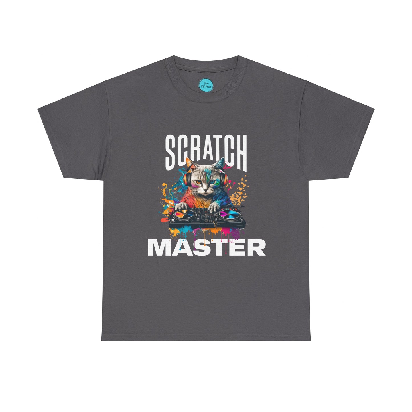 Scratch Master - Vibrant Cat Meme Tee