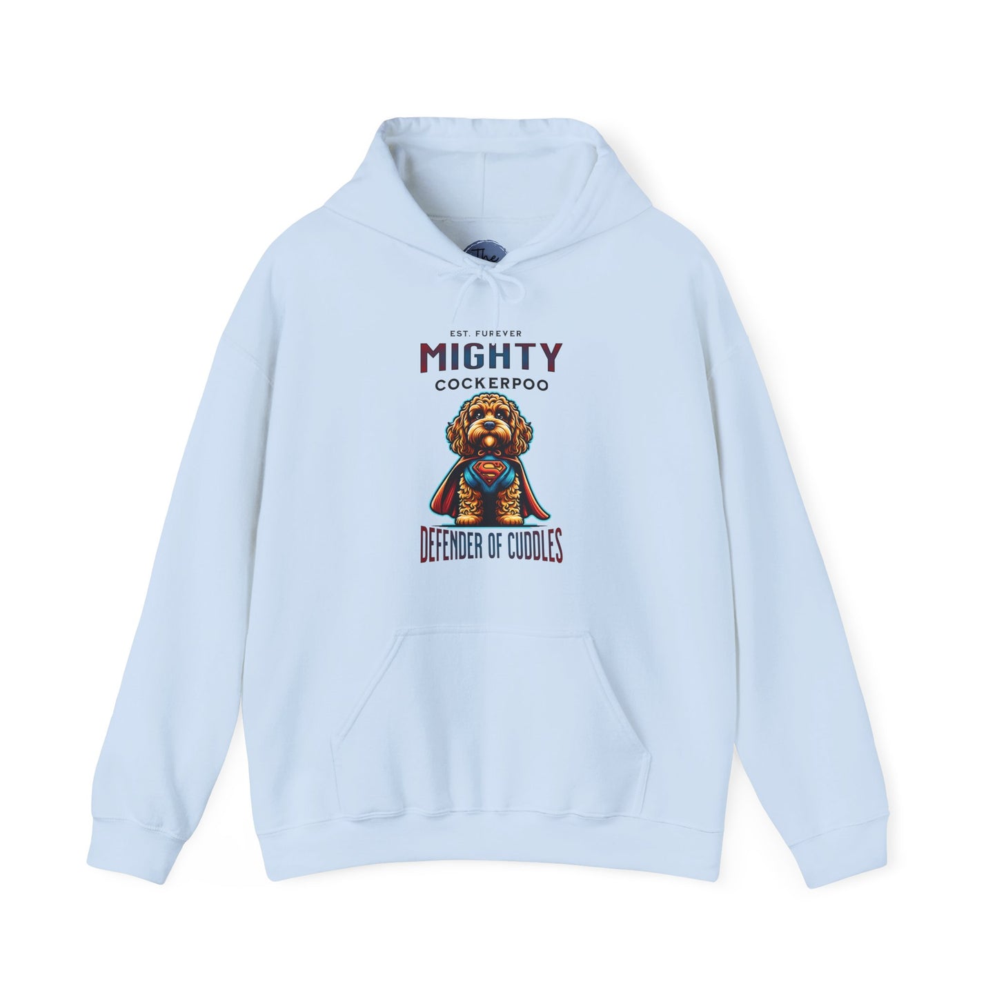 Mighty Cockerpoo Hoodie | Cozy Pet Lover Gift, Animal Apparel, Dog Lover Hoodie, Cute Gift for Dog Owners, Fun Animal Sweatshirt