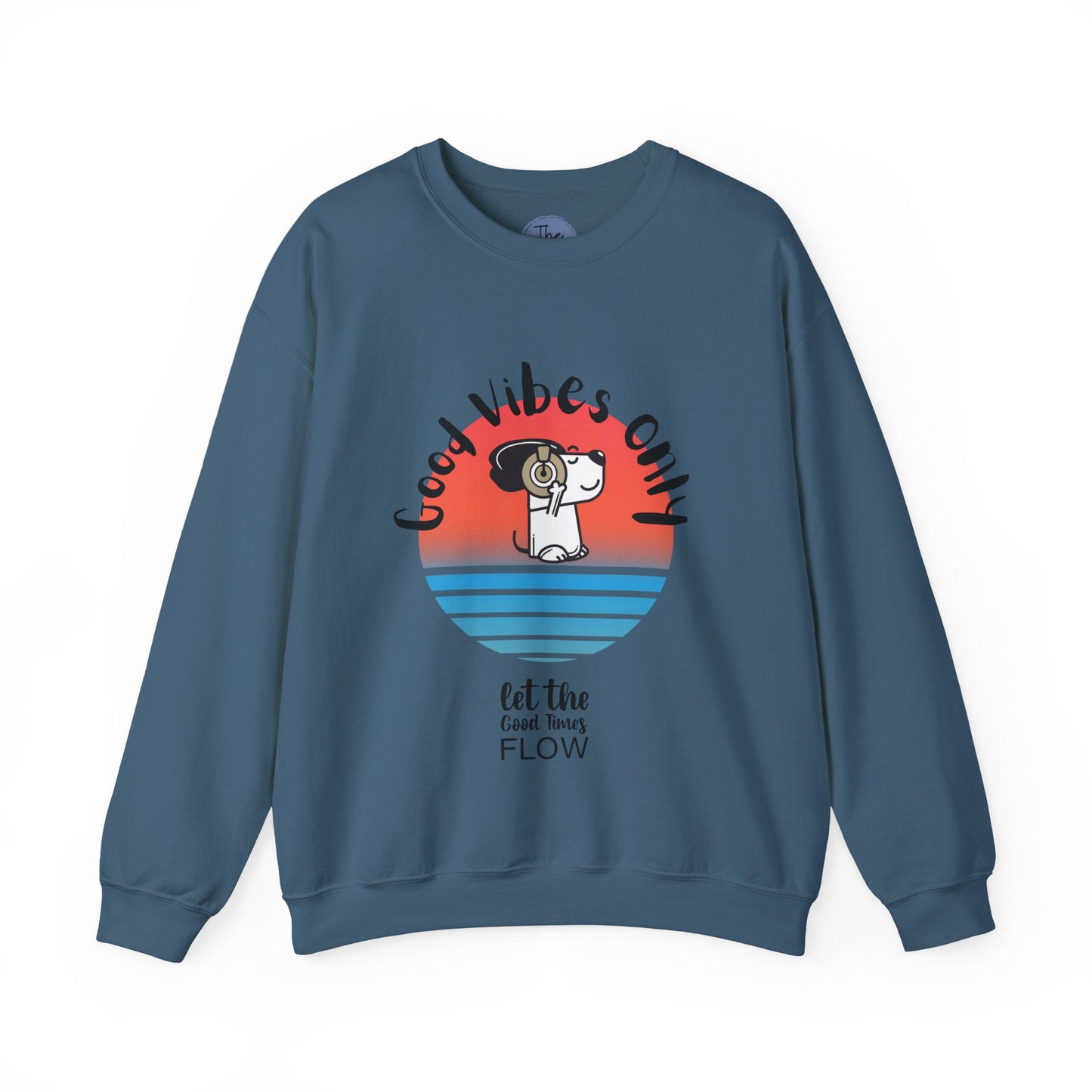 Good Vibes Only Sweatshirt, Unisex Crewneck, Cozy Sweatshirt for Relaxation, Gift for Friends, Casual Wear, Beach Vibes Apparel