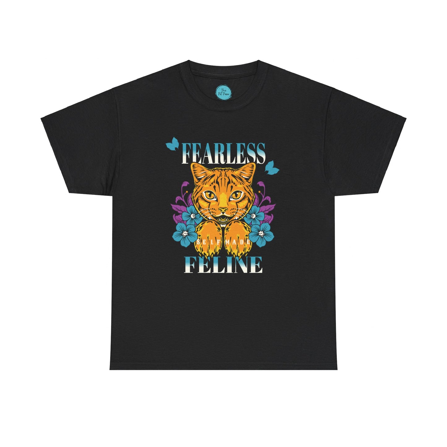 Fearless Feline Meme Cat Tee