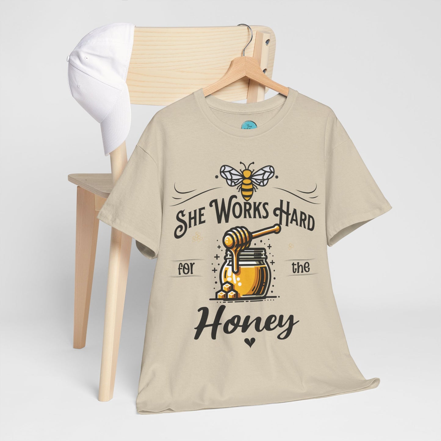 She works hard for the Honey - Bee Tee