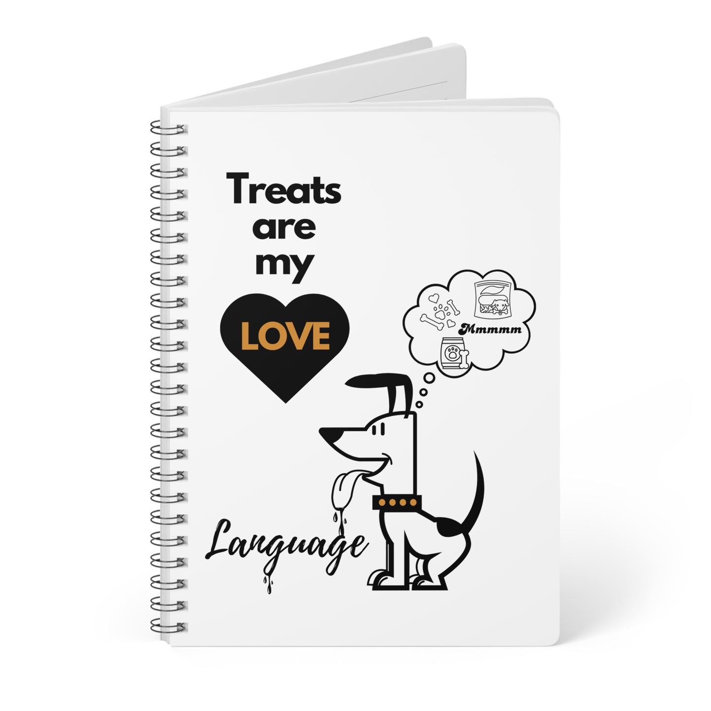 Treats - Wirobound Softcover Notebook, A5