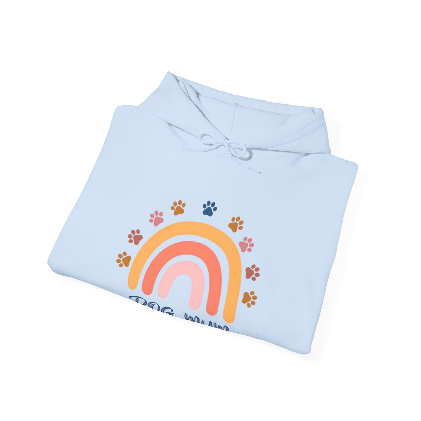 Dog Mum Retro Rainbow Hoodie, Pet Lover Sweatshirt, Gift for Dog Owners, Cute Dog Mom Apparel, Cozy Dog Owner Hoodie, Women’s Unisex Sweatshirt