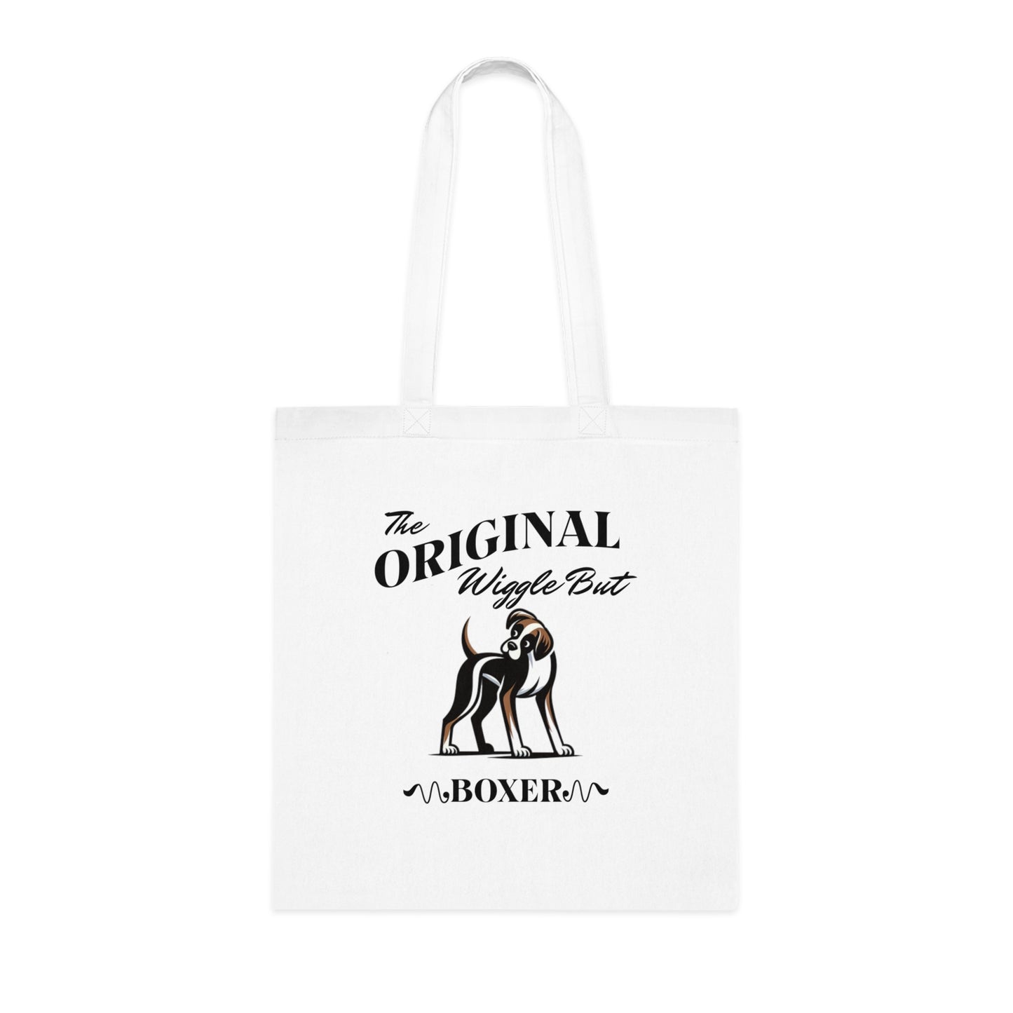 Boxer Dog Tote Bag - The Original Wiggle Butt, Cute Dog Lovers Gift, Pet Owner Accessory, Eco-Friendly Shopping Bag, Dog Mom Tote