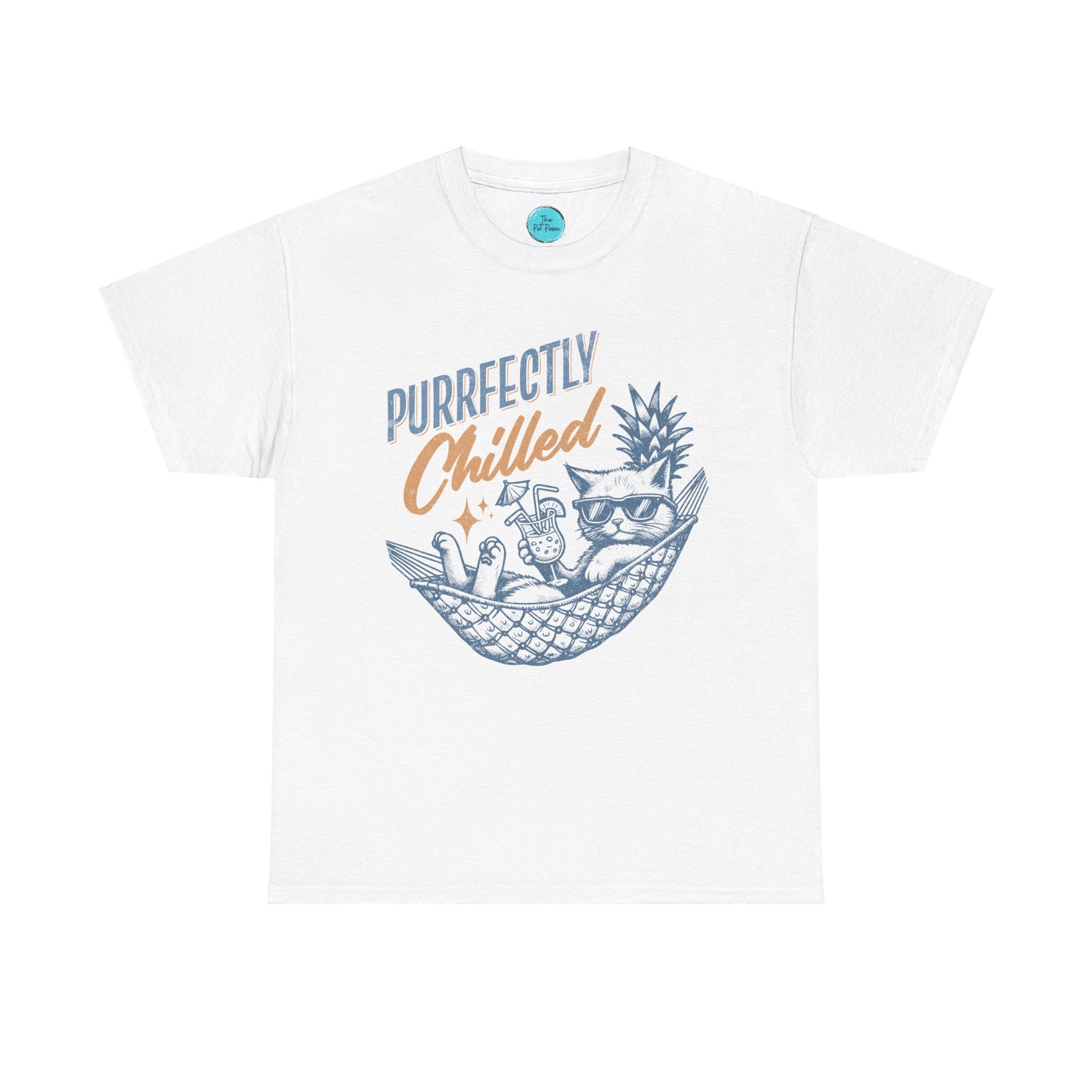 Perfectly Chilled - Cat Meme tee