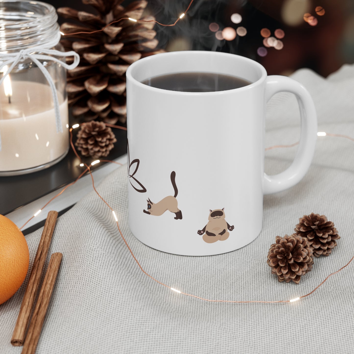 Purrfect Alignment - 11oz White Mug