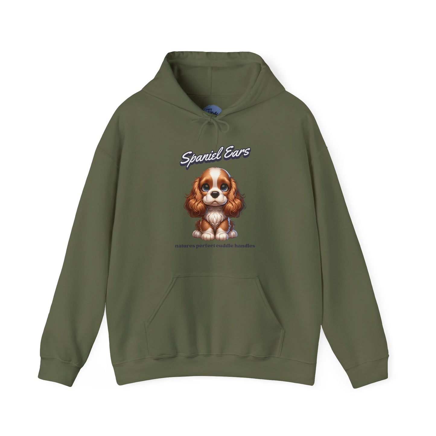 Spaniel Hoodie, Cute Dog Lover Sweatshirt, Adorable Pet Gift, Cozy Casual Wear, Animal Lover Apparel - Spaniel Ears