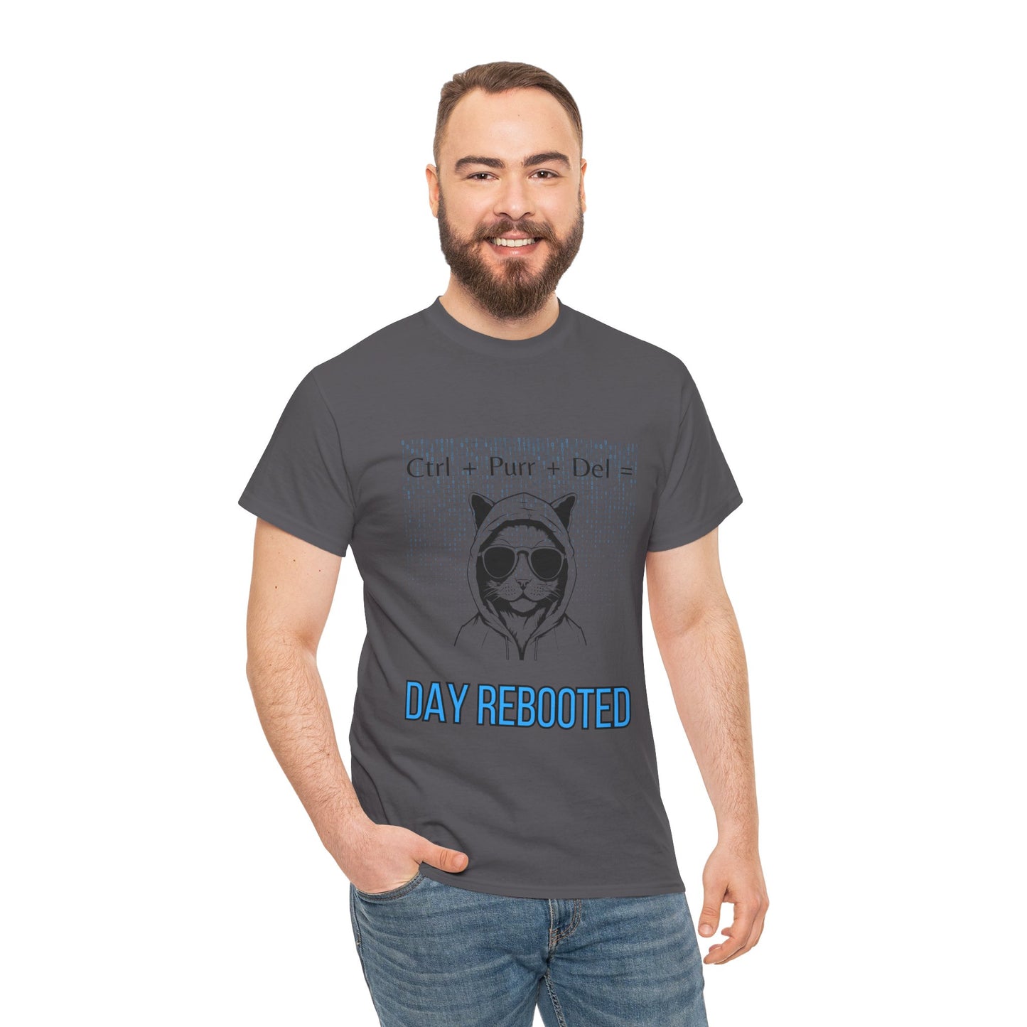 Ctrl + Purr + Del - Cat Meme T-Shirt