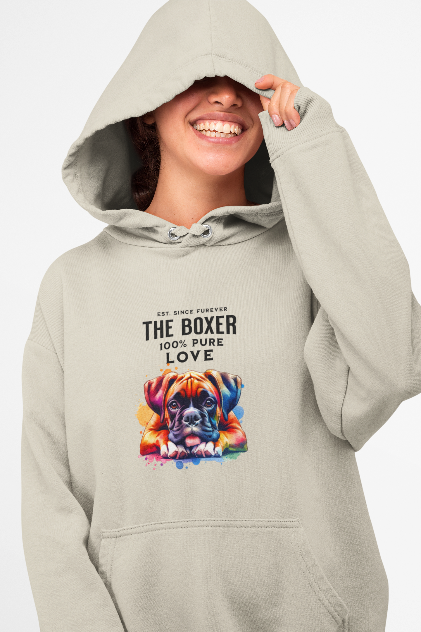 100% Love Boxer Hoodie -