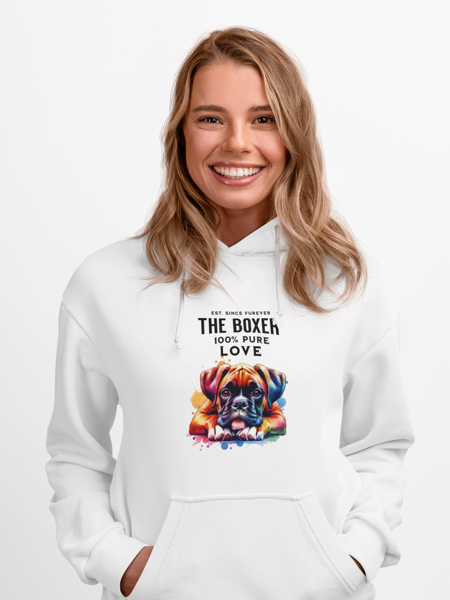 100% Love Boxer Hoodie -