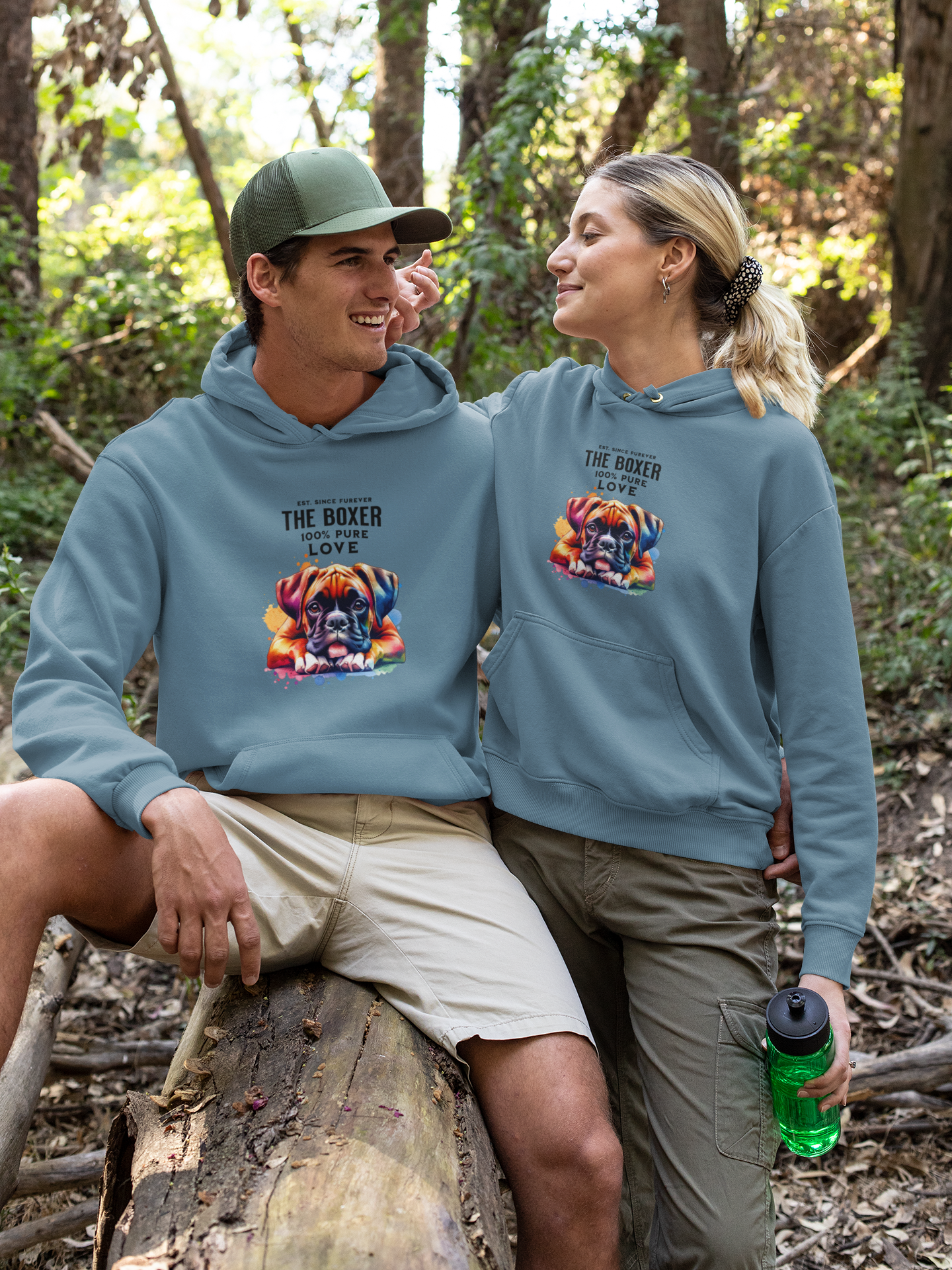 100% Love Boxer Hoodie -