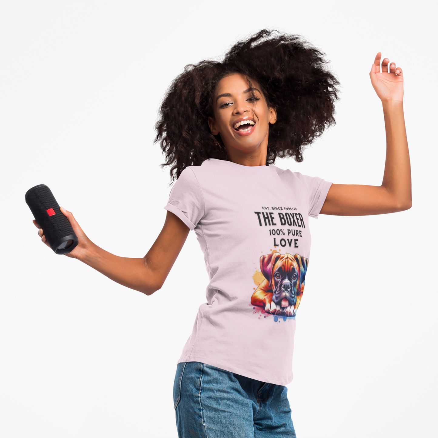 100% Love -Boxer Tee