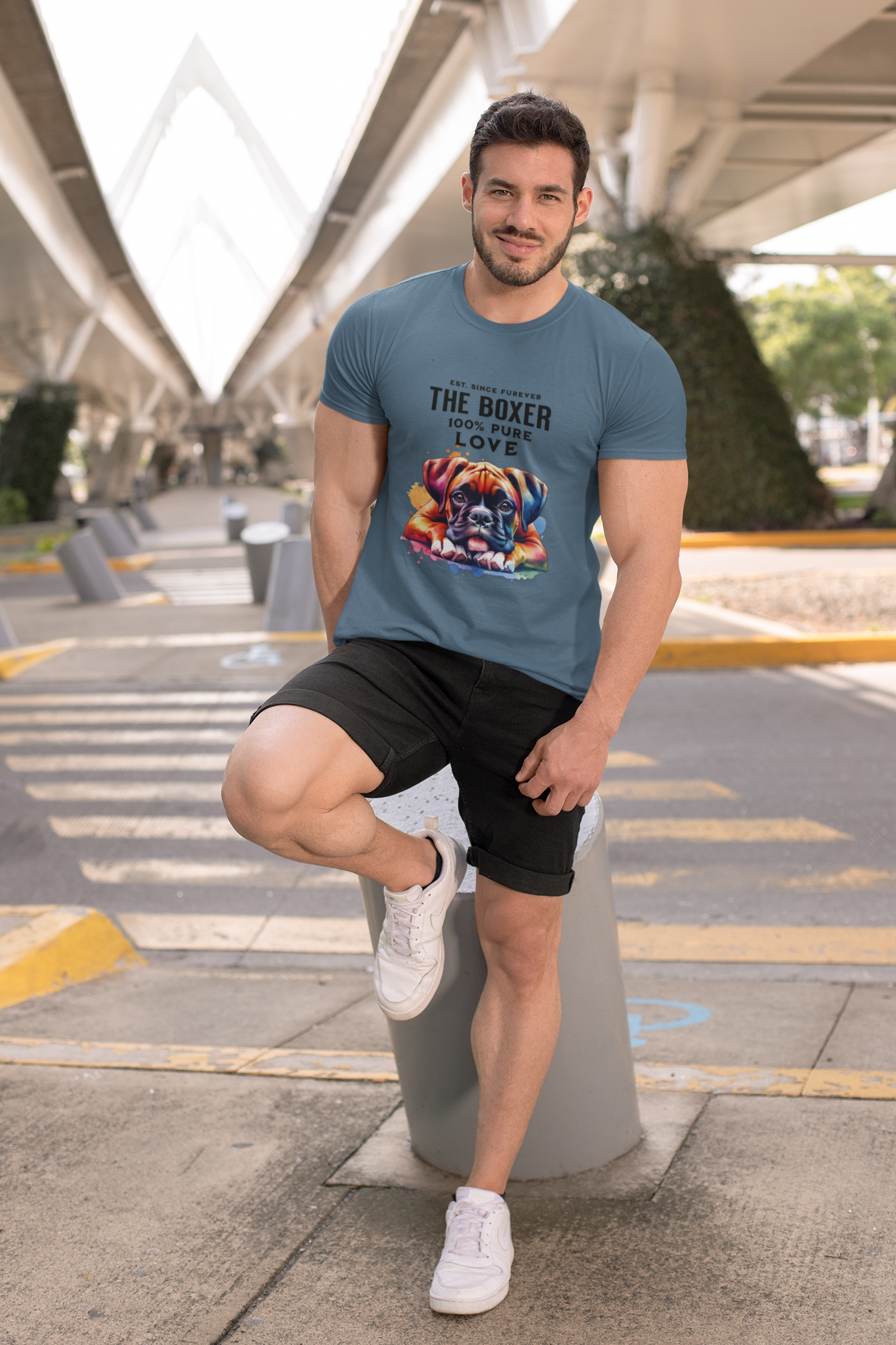 100% Love -Boxer Tee