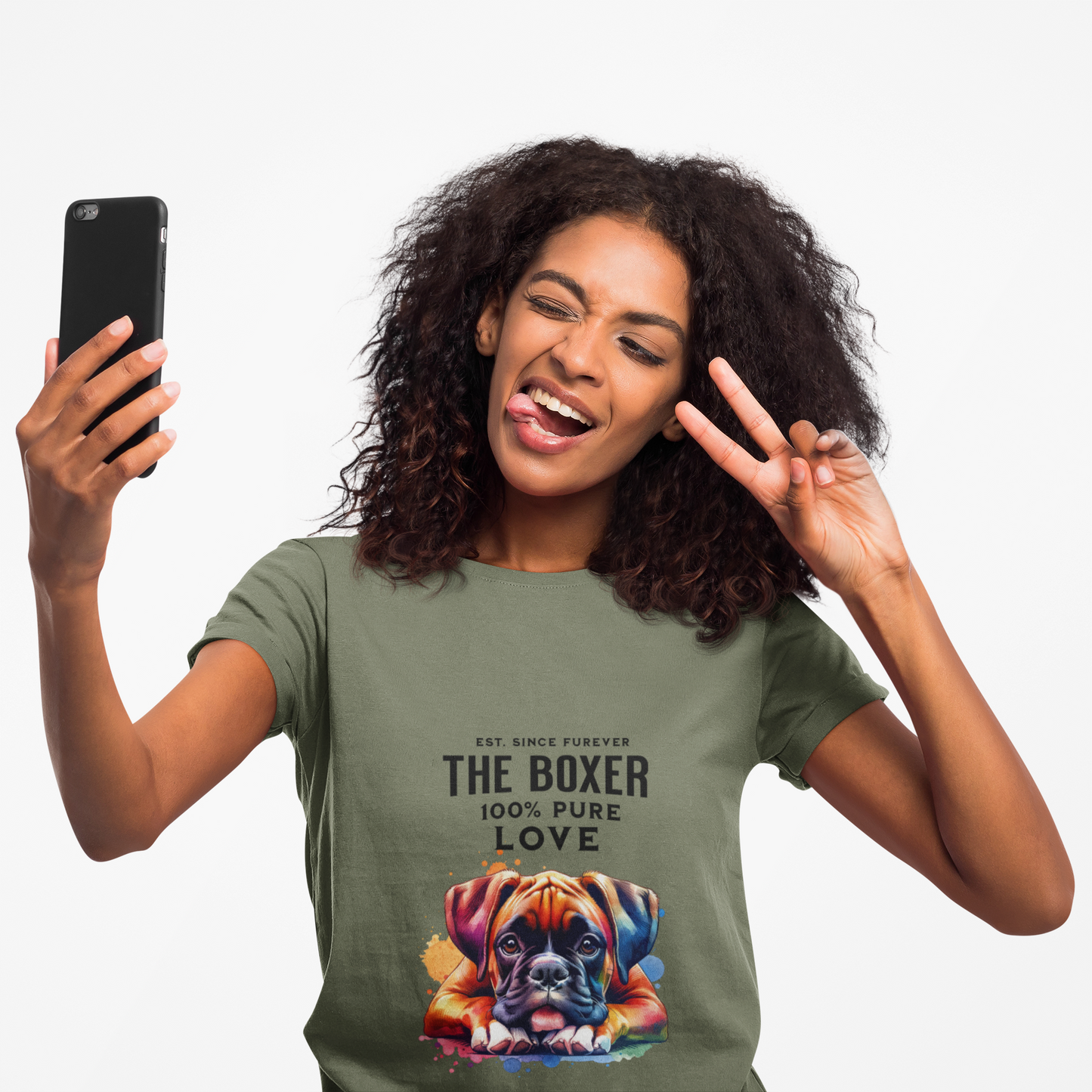 100% Love -Boxer Tee