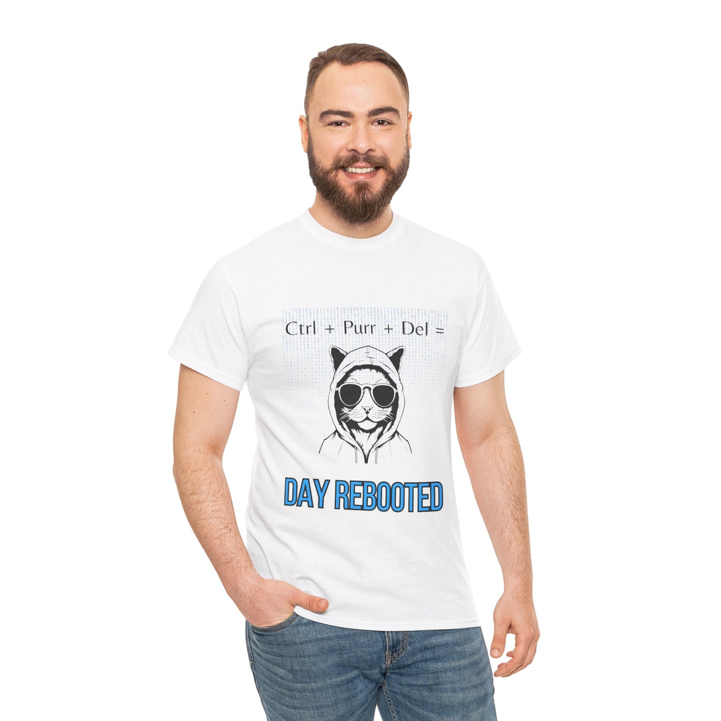 Ctrl + Purr + Del - Cat Meme T-Shirt