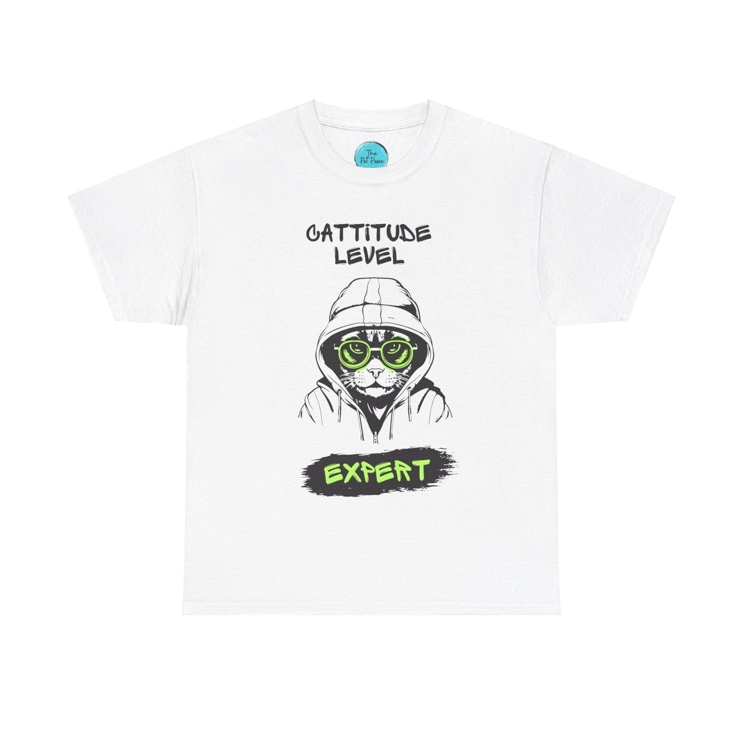 Cattitude Master of Cool - Cat Meme T-Shirt