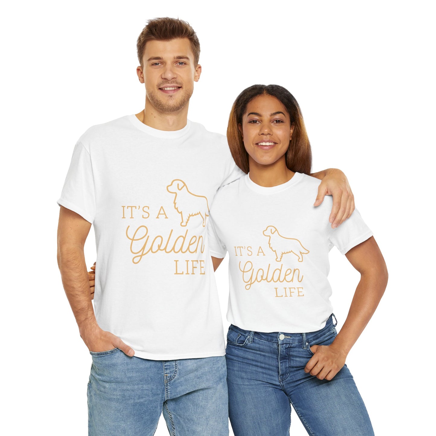 Its a Golden Life, Woman's T'shirt for a Golden Retriever