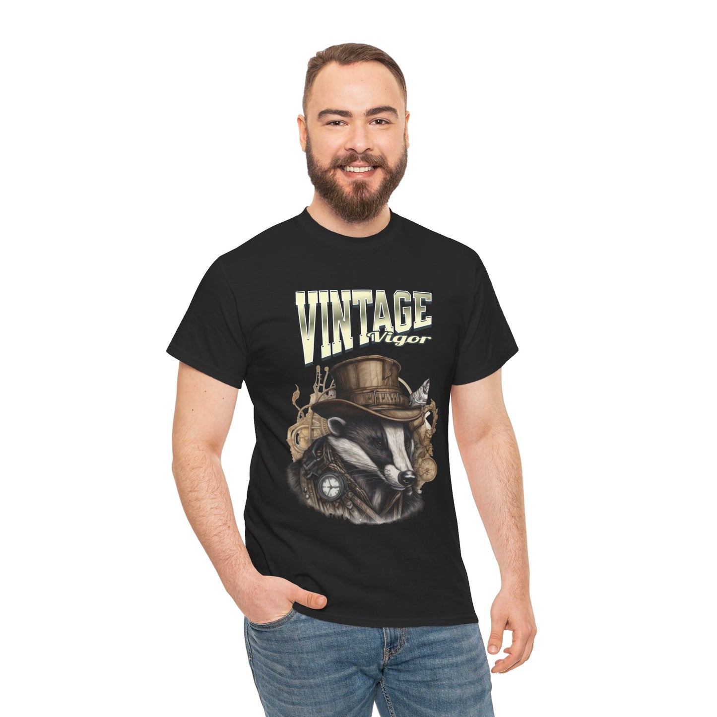 Vintage Vigor - Badger Tee