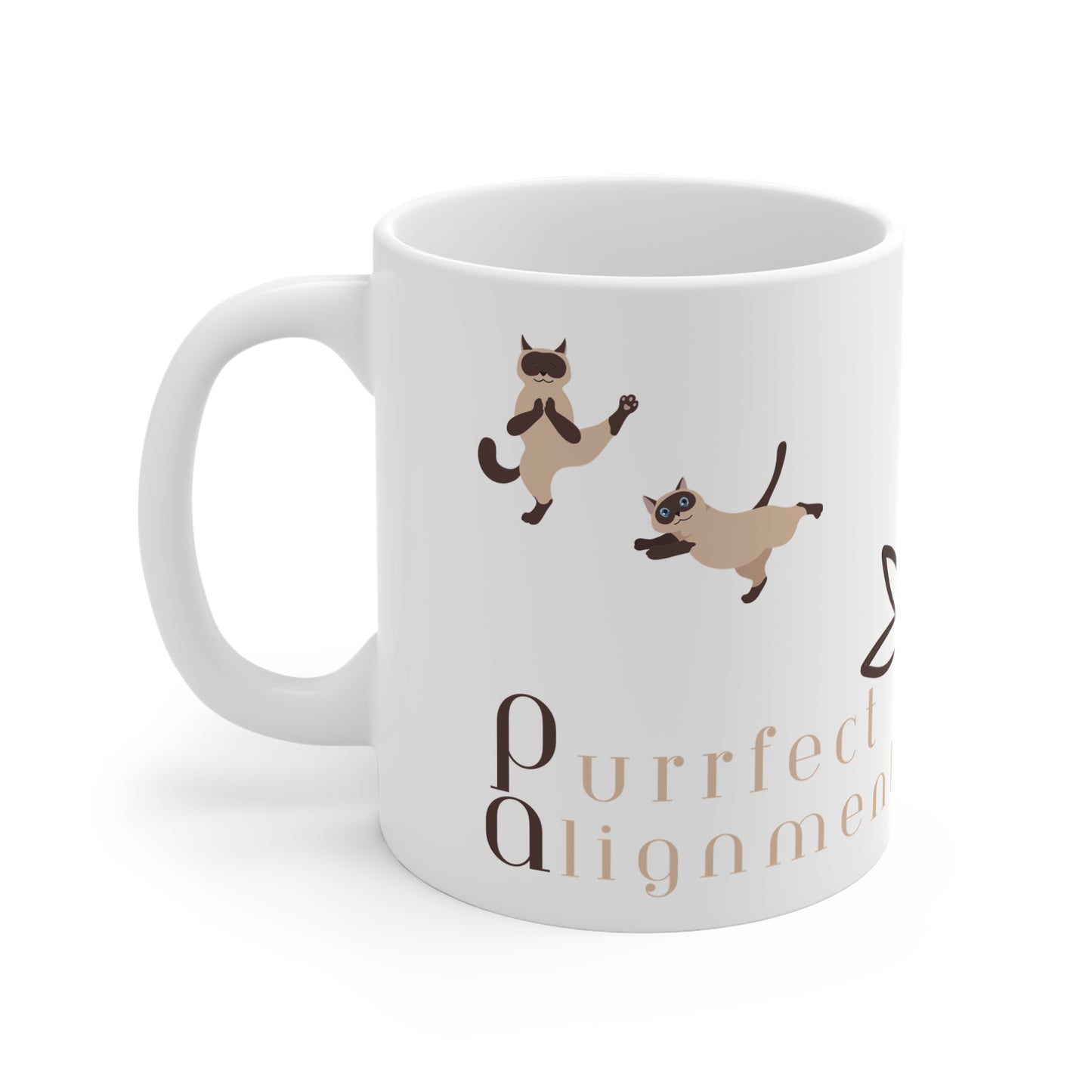 Purrfect Alignment - 11oz White Mug