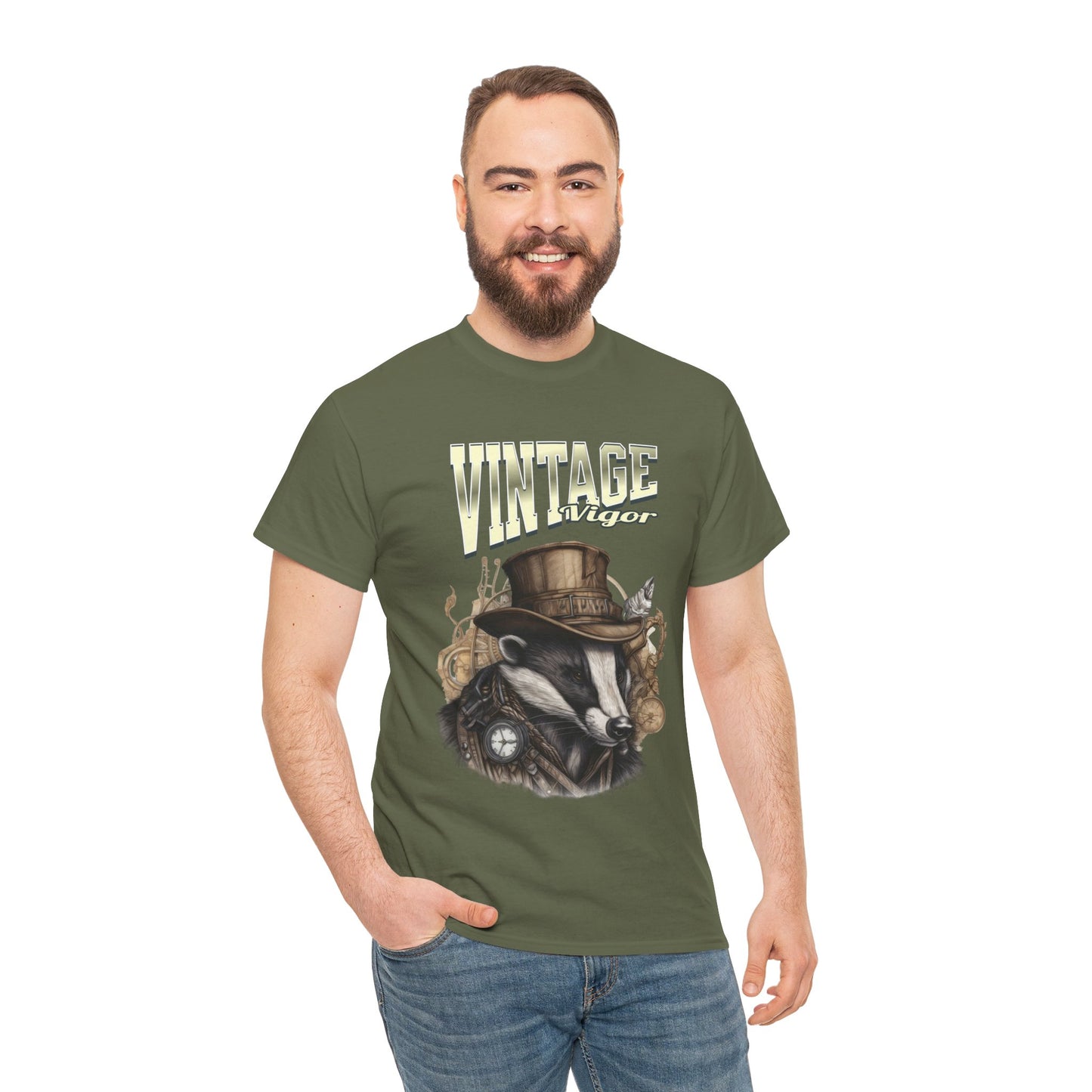 Vintage Vigor - Badger Tee