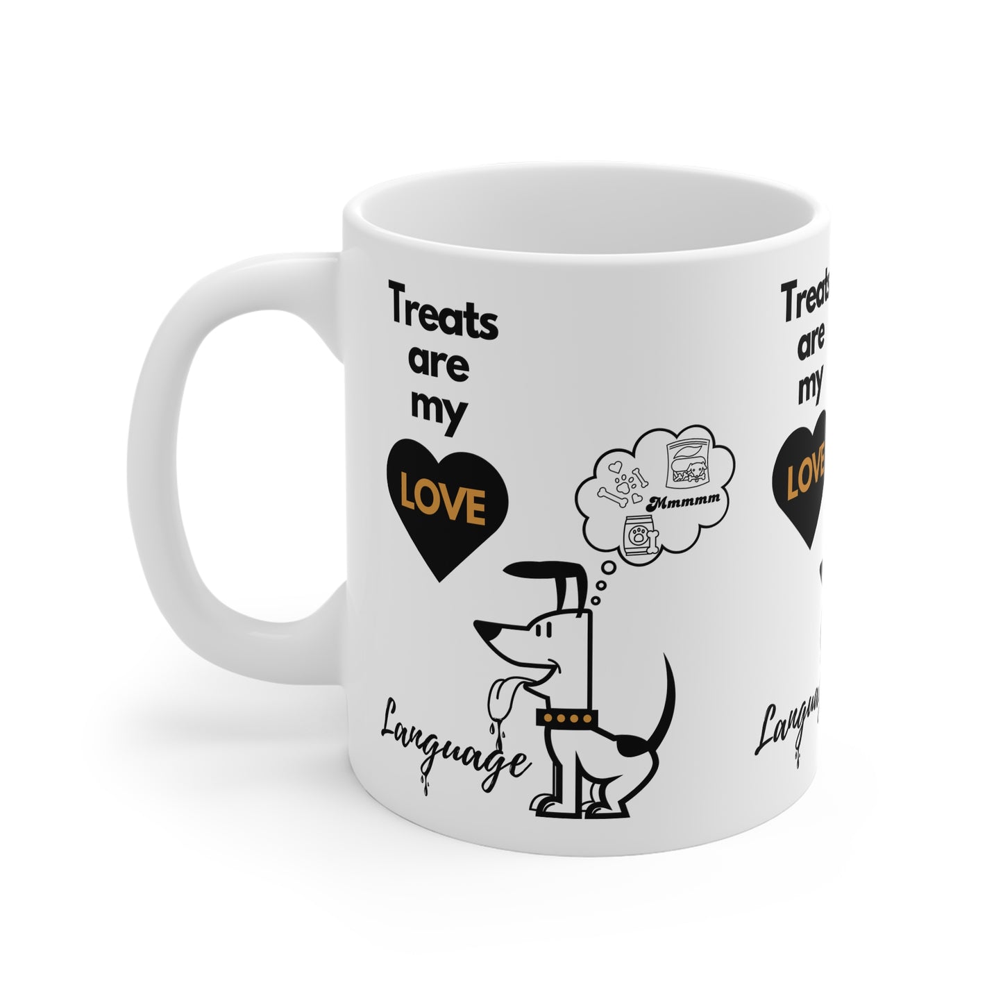 Treats -11oz White Mug