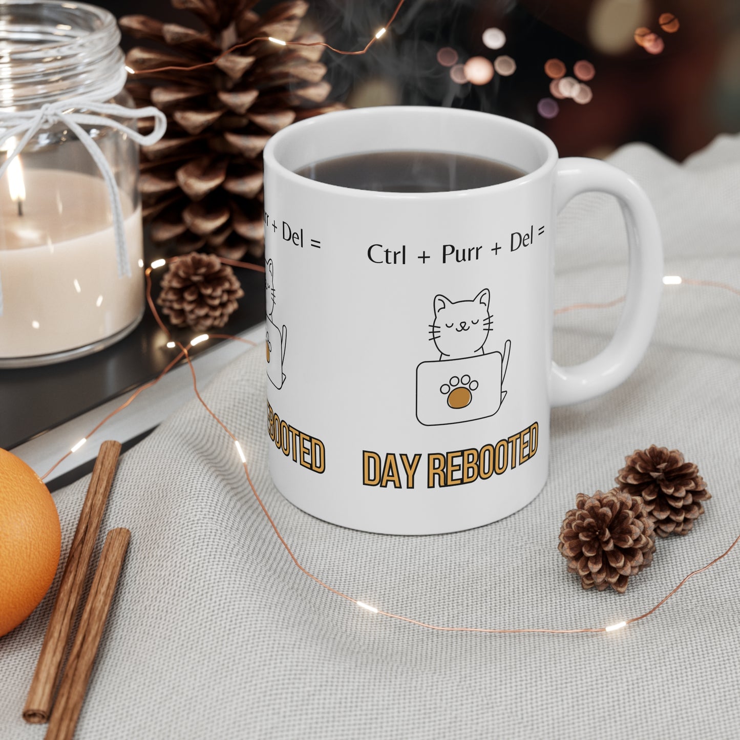 Day Rebooted - 11oz White Mug