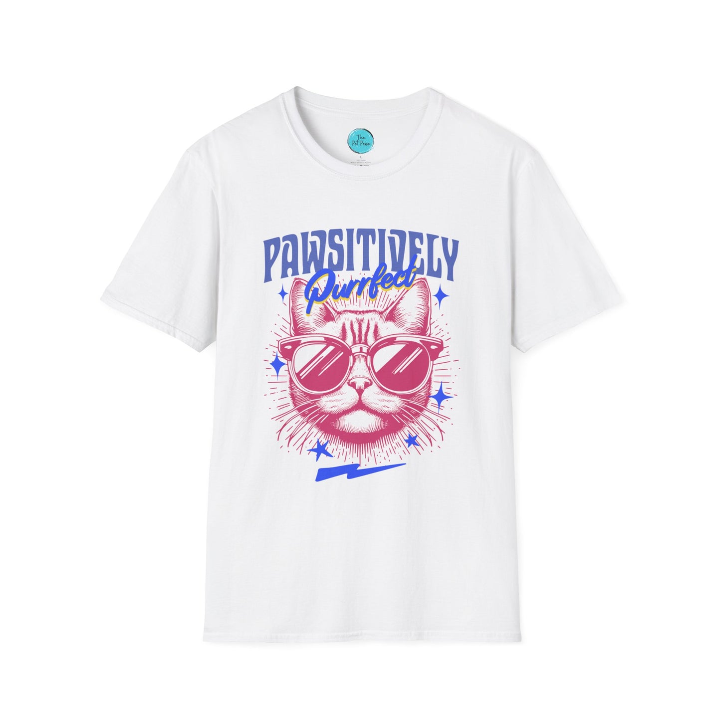 Pawsitively Purfect - Cool Cat Meme Tee