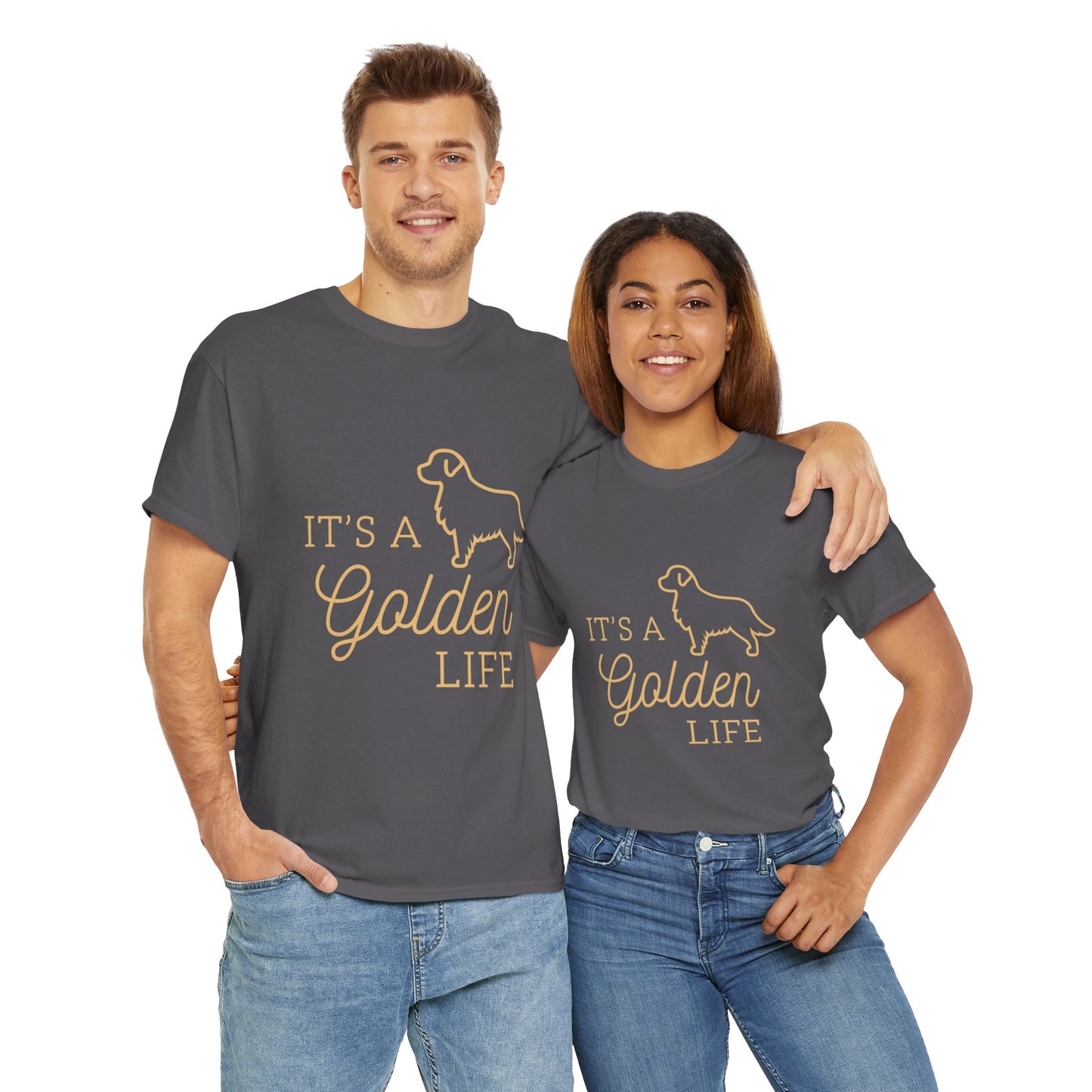 Its a Golden Life, Woman's T'shirt for a Golden Retriever